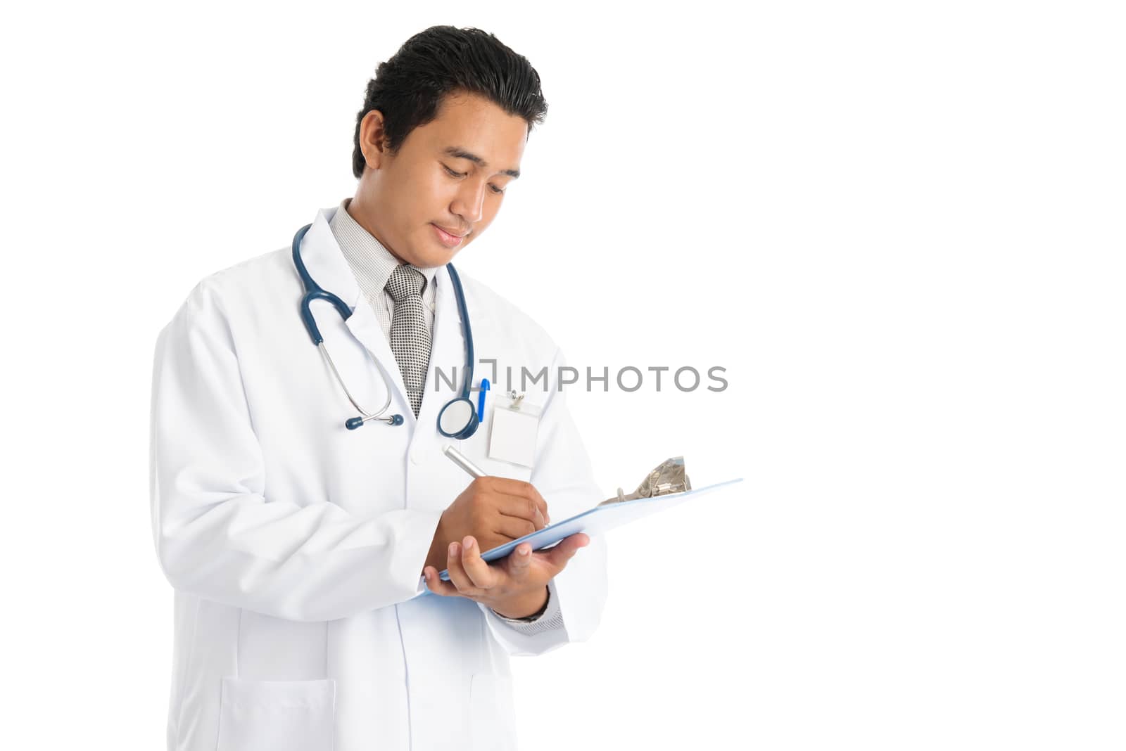 Medical doctor writing by szefei