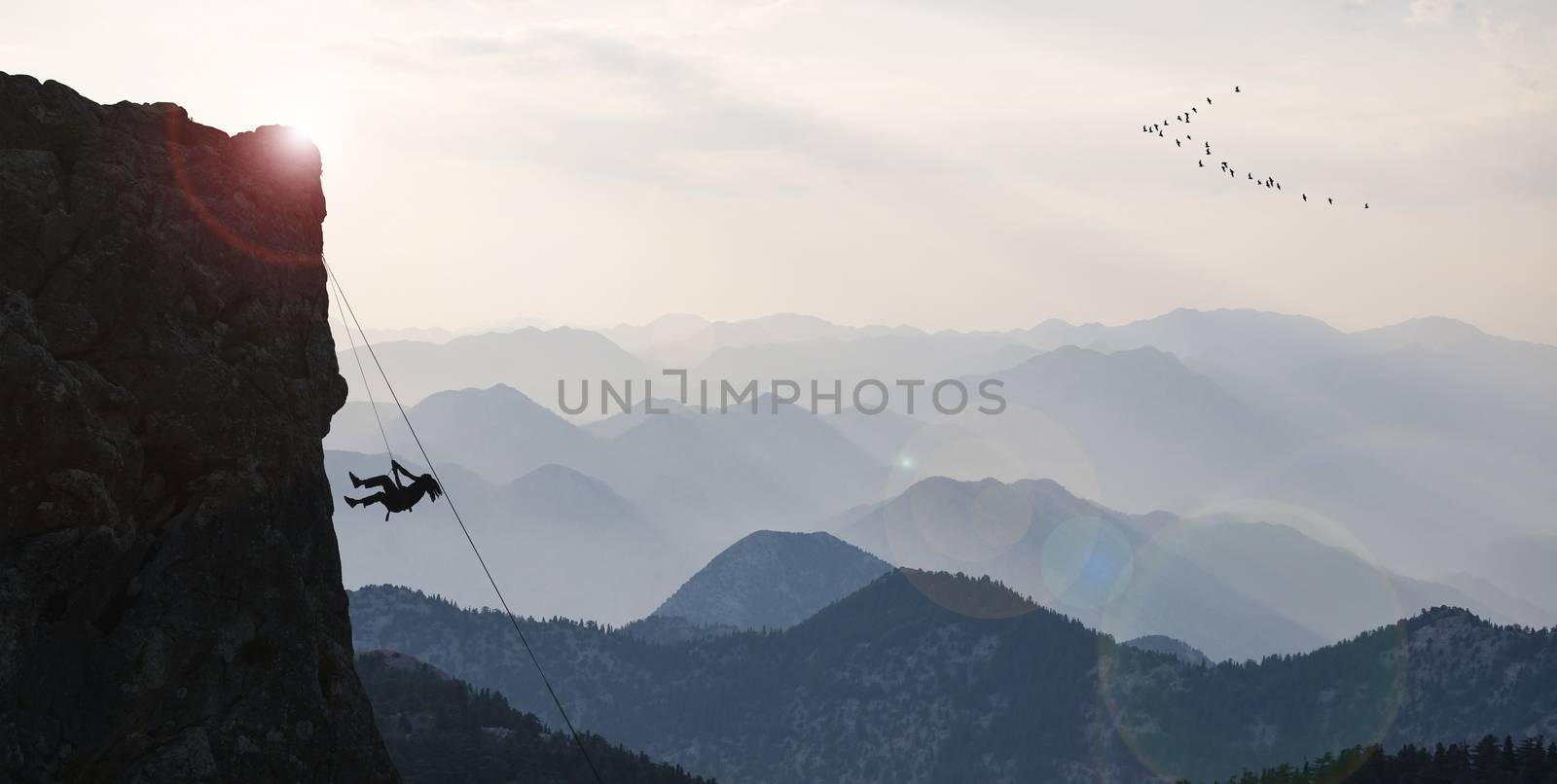 professional rock climber by crazymedia007