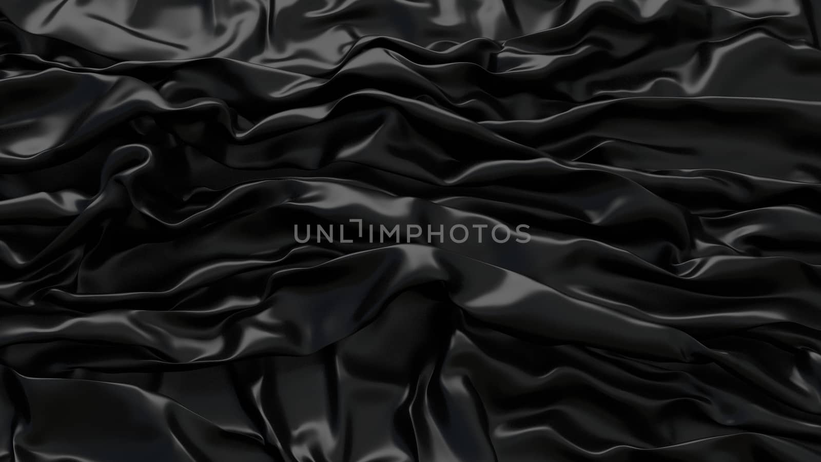 3D Illustration Abstract Black Background by brux