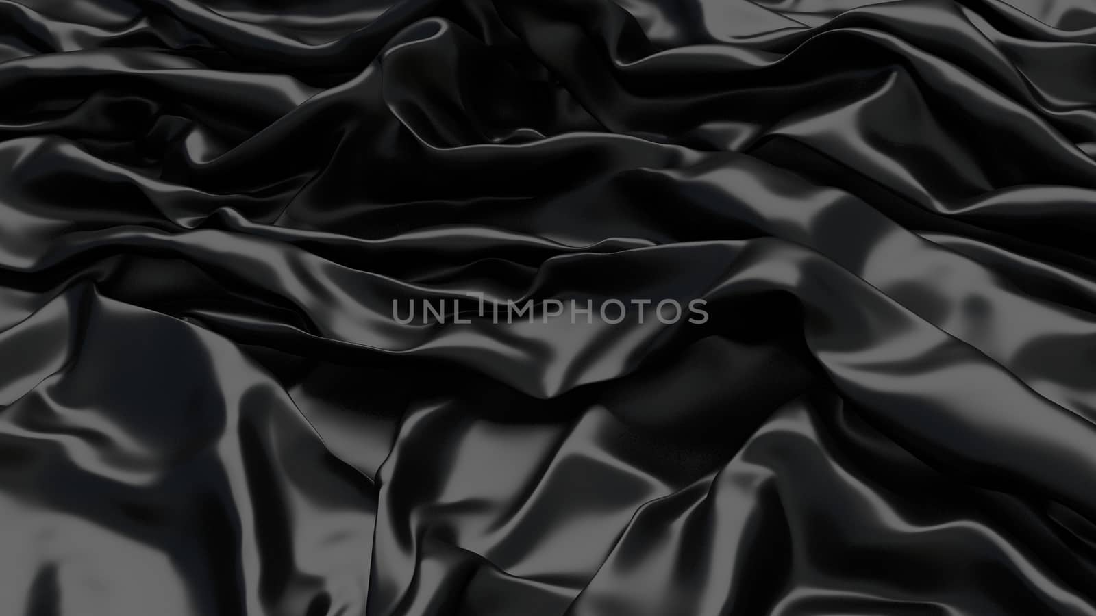 3D Illustration Abstract Black Background by brux