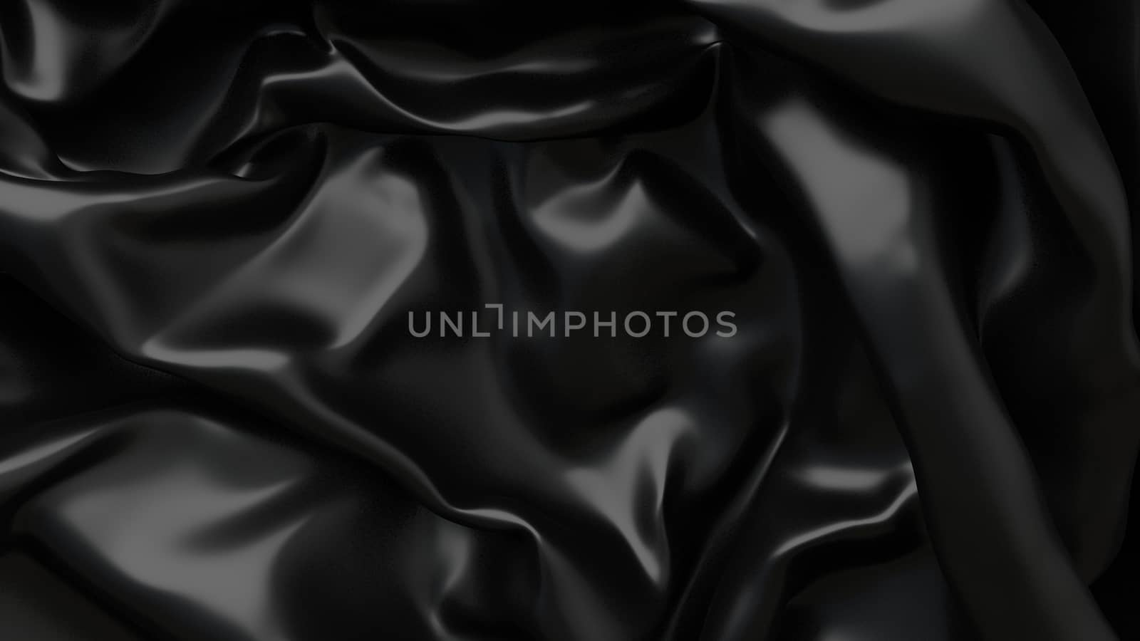 3D Illustration Abstract Black Background  by brux