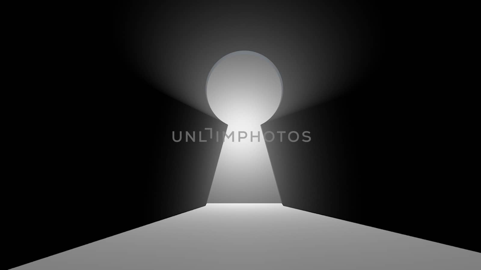 Abstract background with keyhole by nolimit046