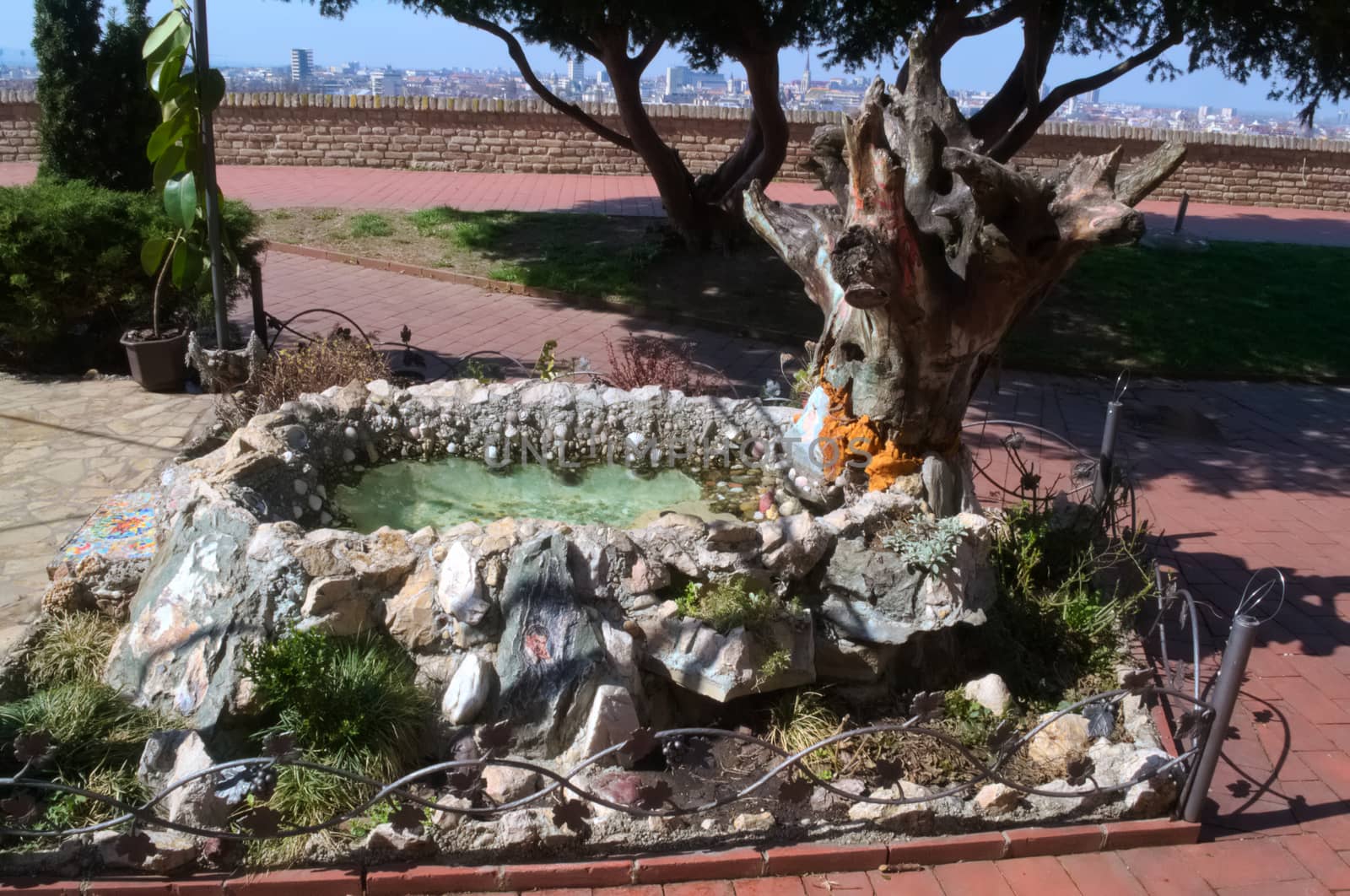 Small fountain on Petrovaradin fortress, Novi Sad, Serbia by sheriffkule