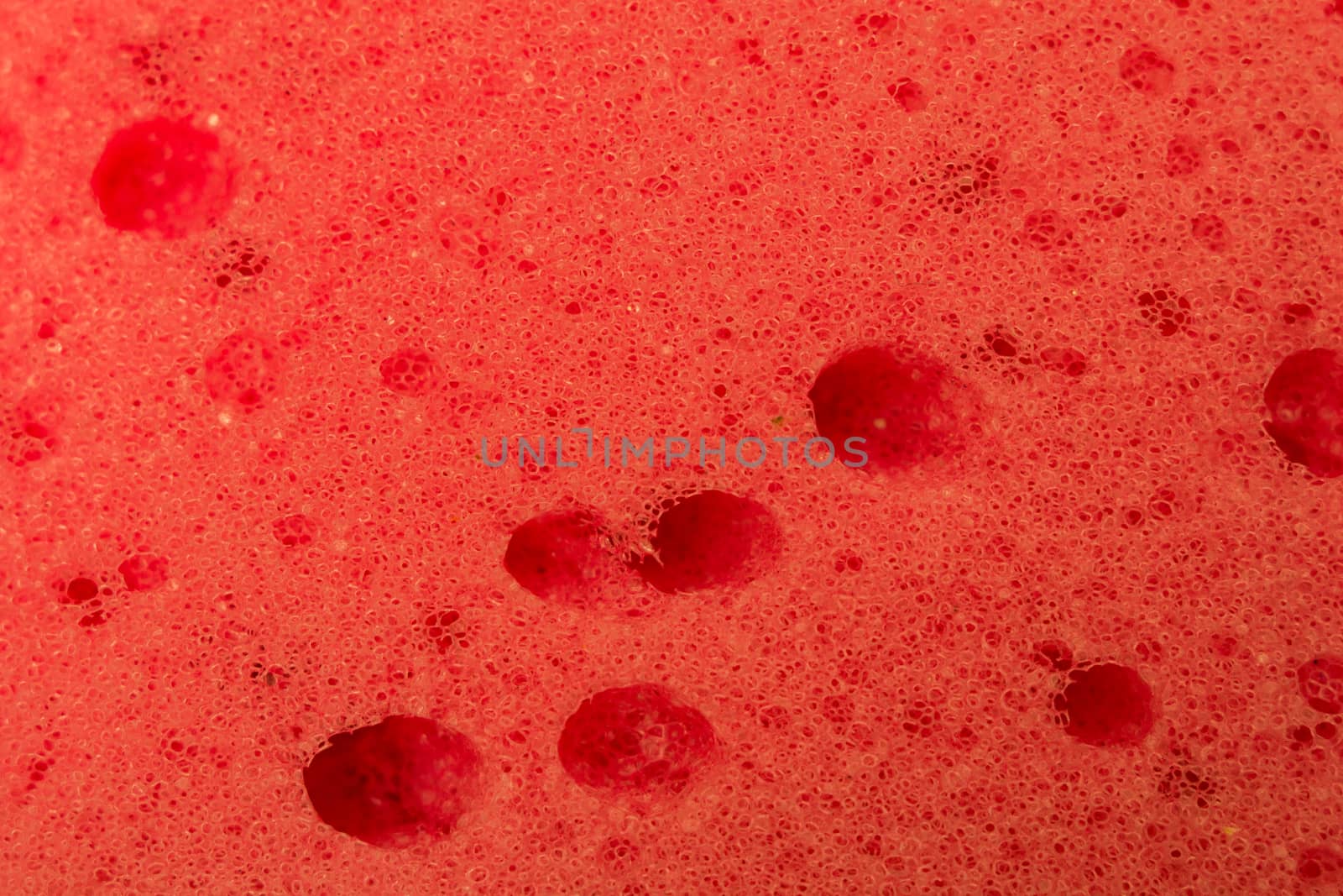 orange sponge bath macro shooting bubbles texture