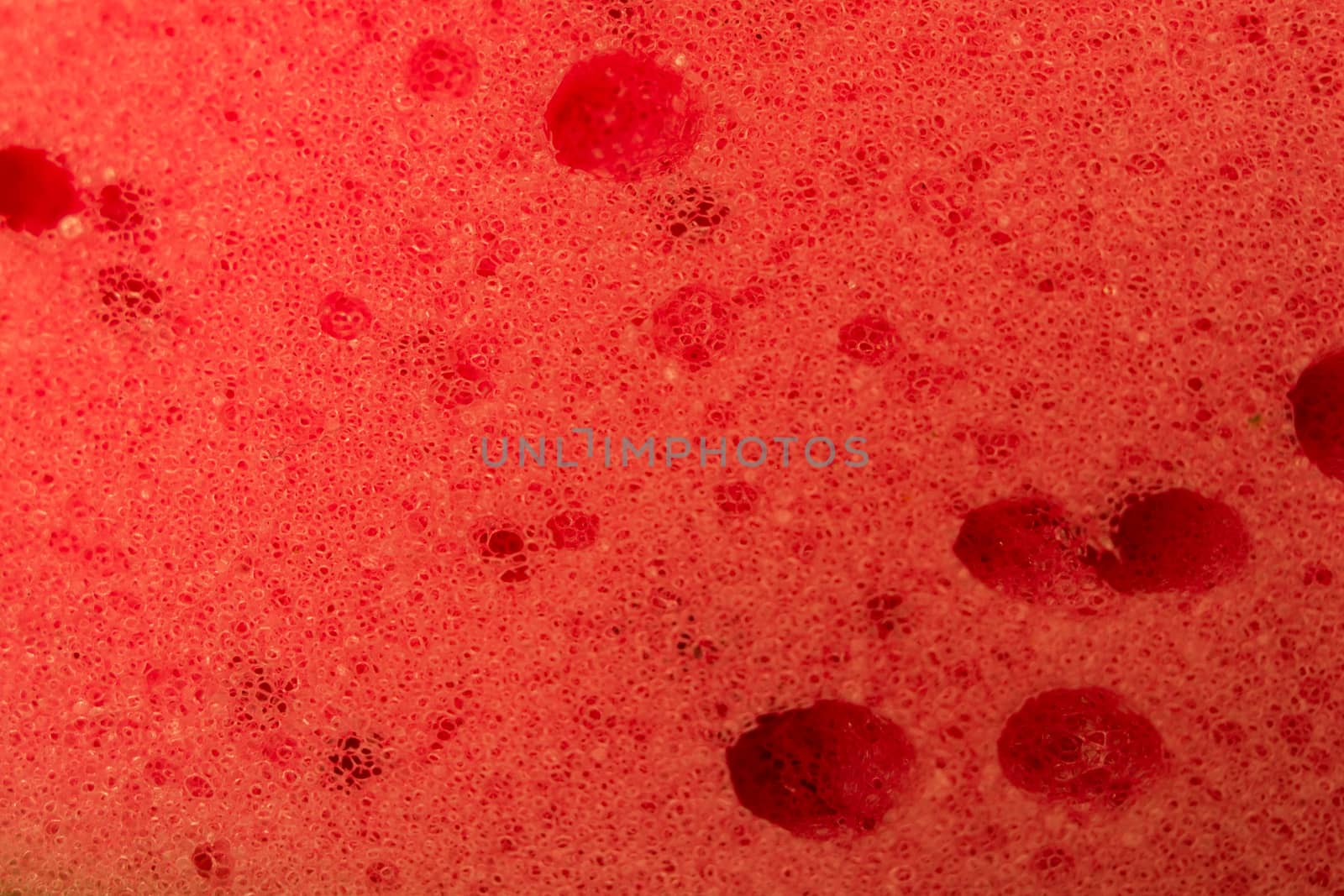 orange sponge bath macro shooting bubbles texture