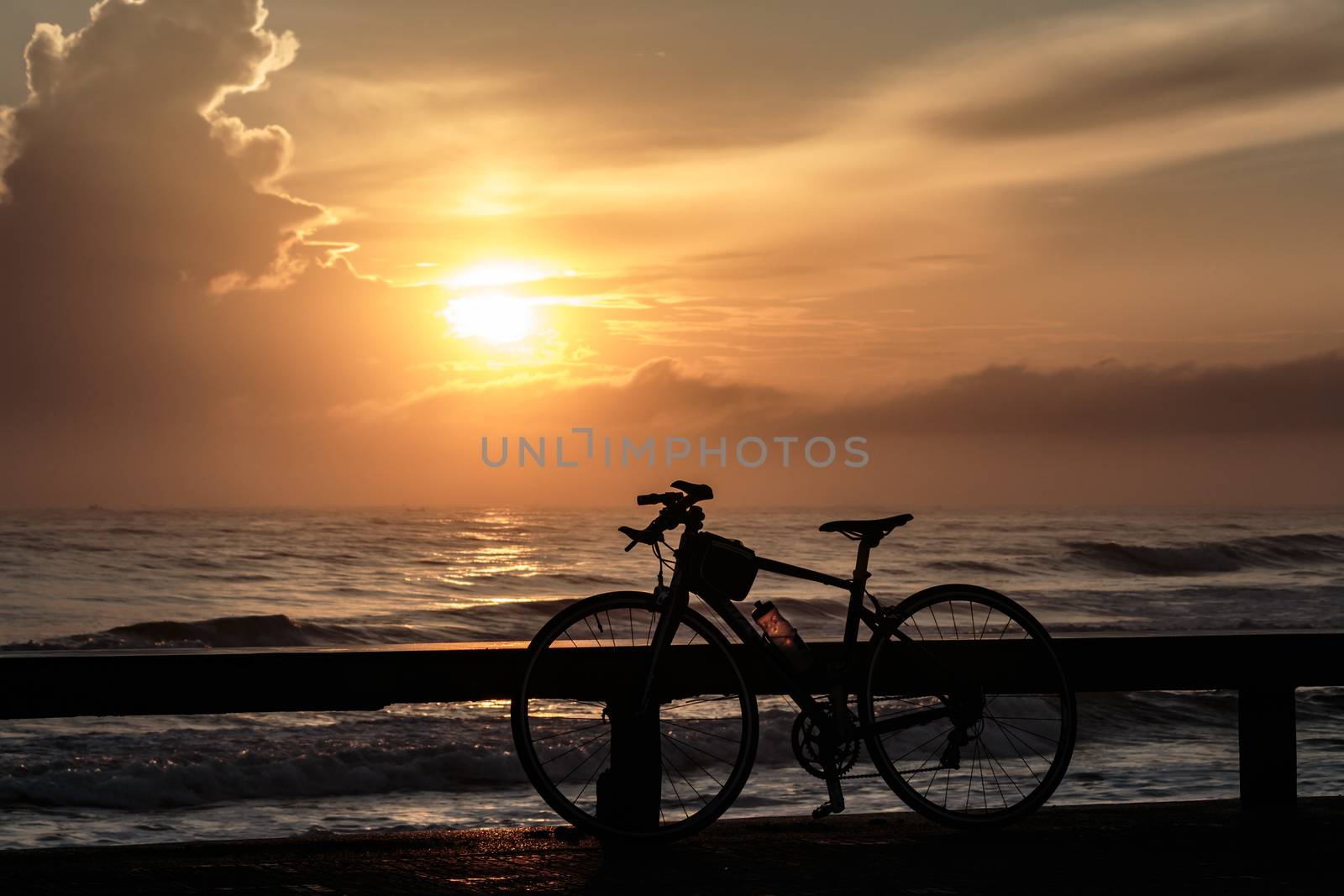 Bicycles and sunrise  by nuisk17