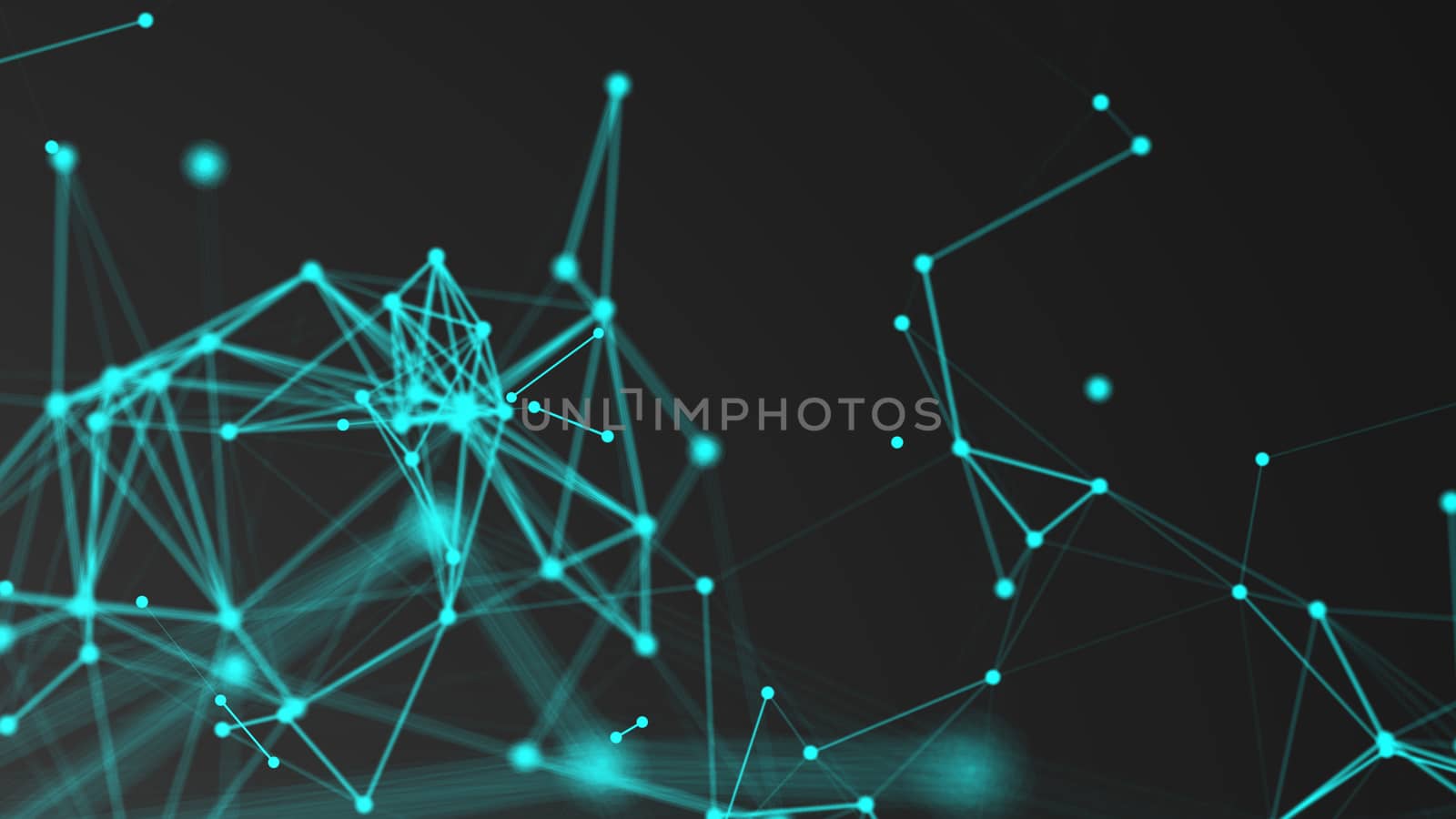 Abstract connection dots. Technology background. Network concept by nolimit046