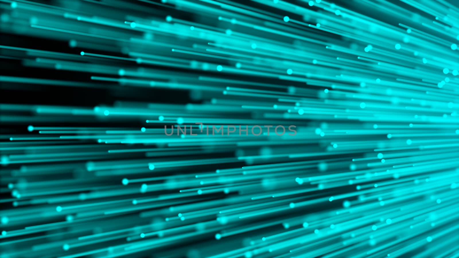 Abstract digital background with Optical fiber. 3d rendering