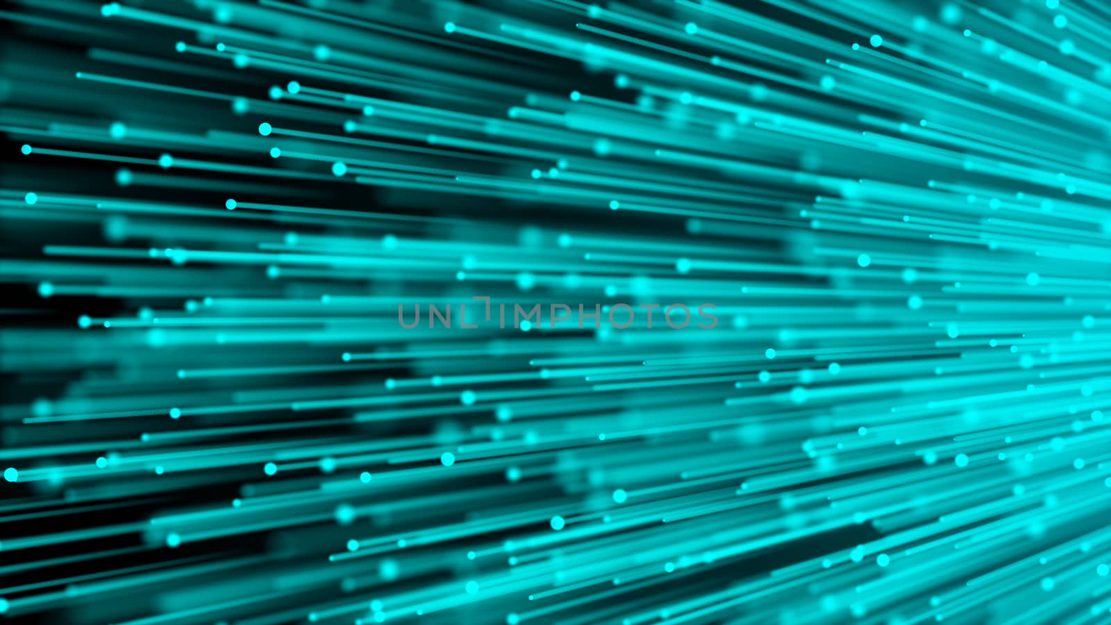 Abstract digital background with Optical fiber. 3d rendering