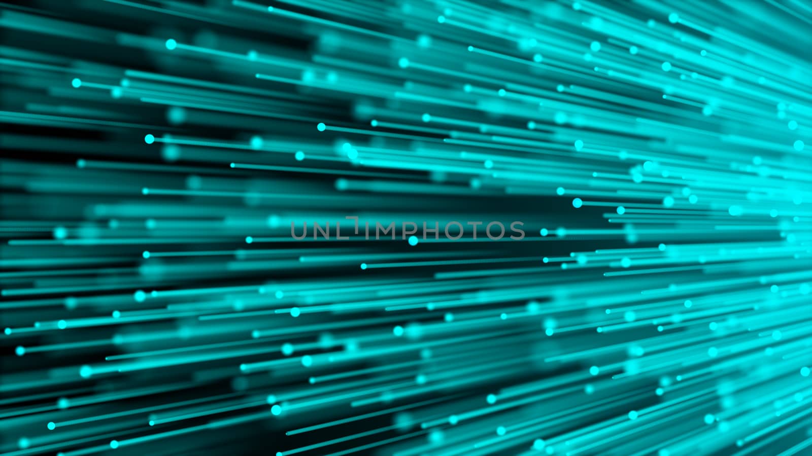 Abstract digital background with Optical fiber. 3d rendering