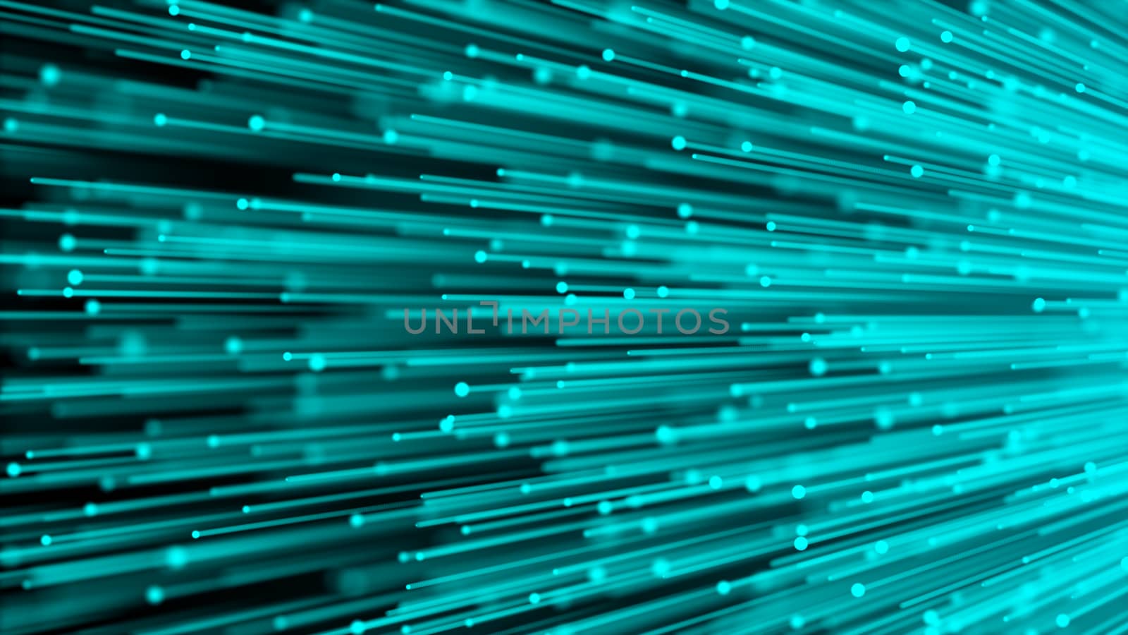 Abstract digital background with Optical fiber. 3d rendering