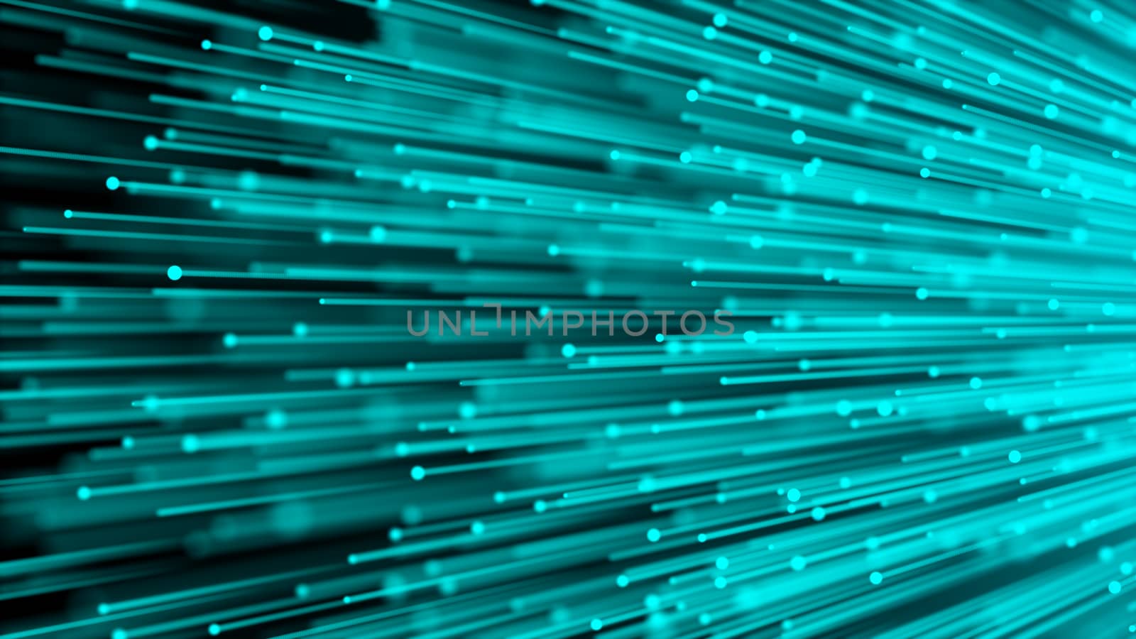 Abstract digital background with Optical fiber. 3d rendering