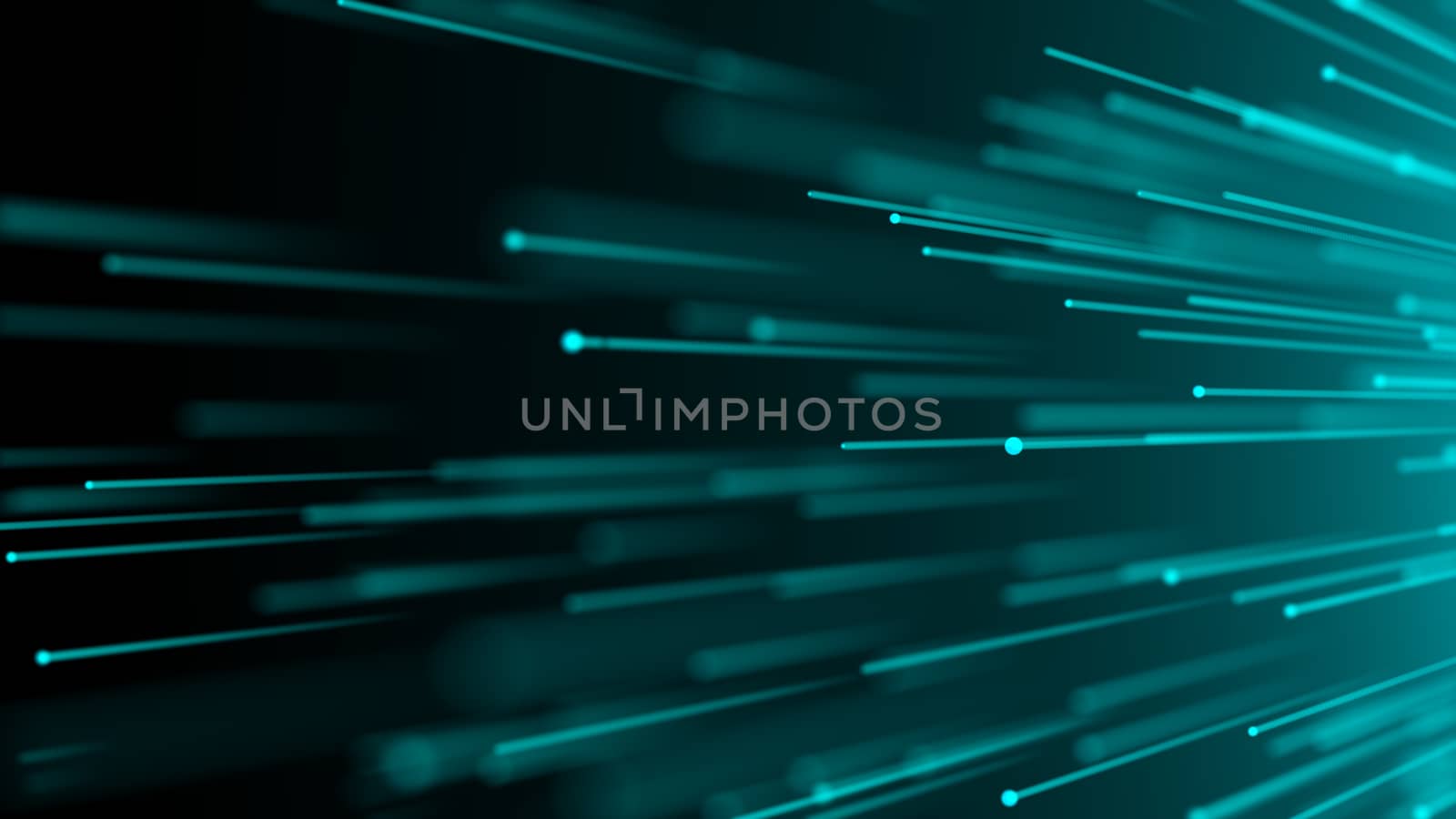 Abstract digital background with Optical fiber. 3d rendering