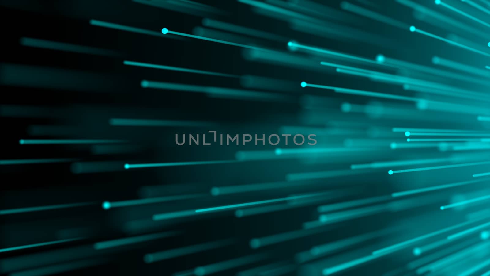 Abstract digital background with Optical fiber. 3d rendering