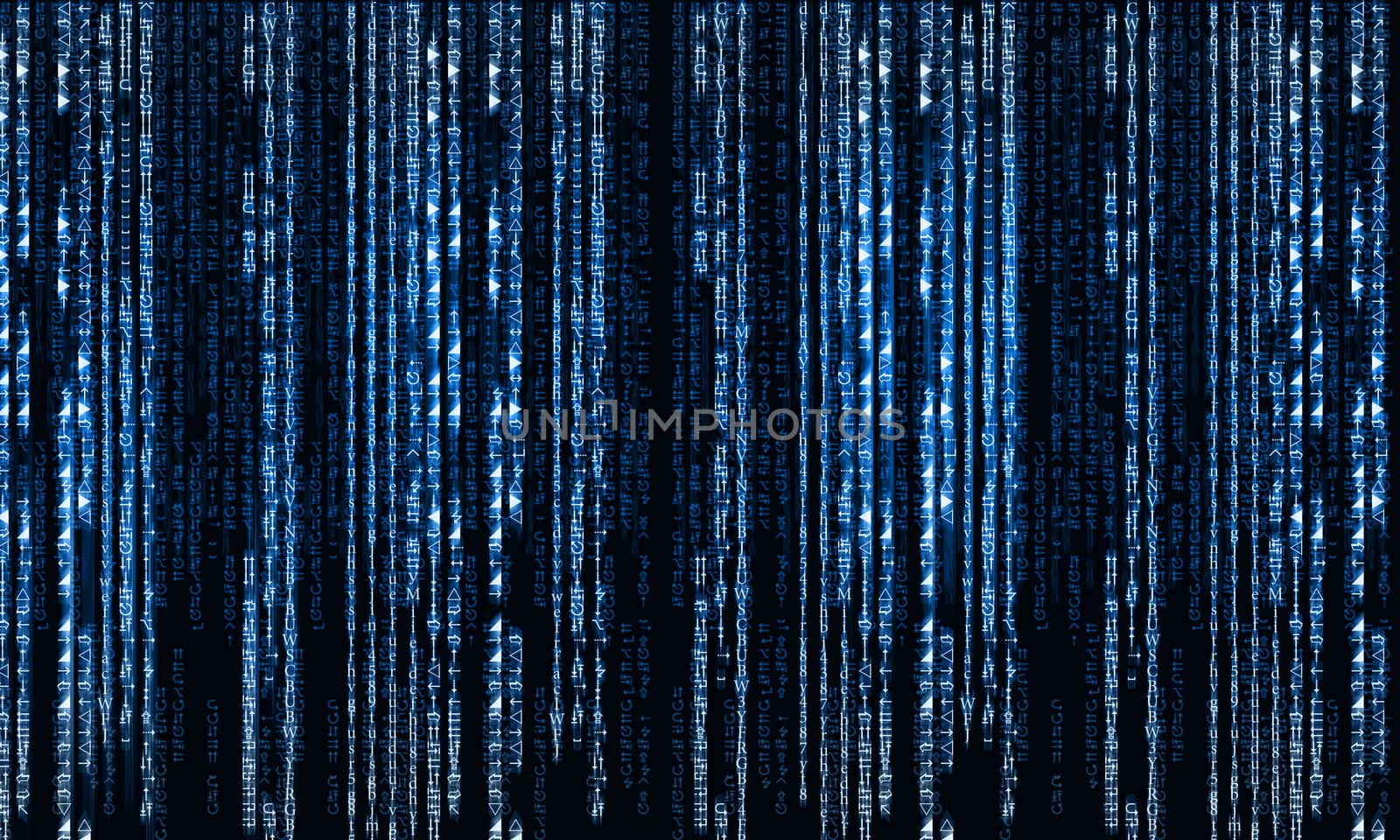 Background image with characters representing security concept