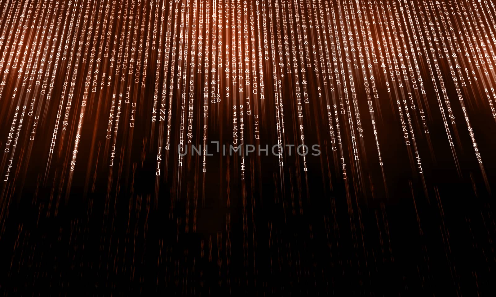 Background image with characters representing security concept