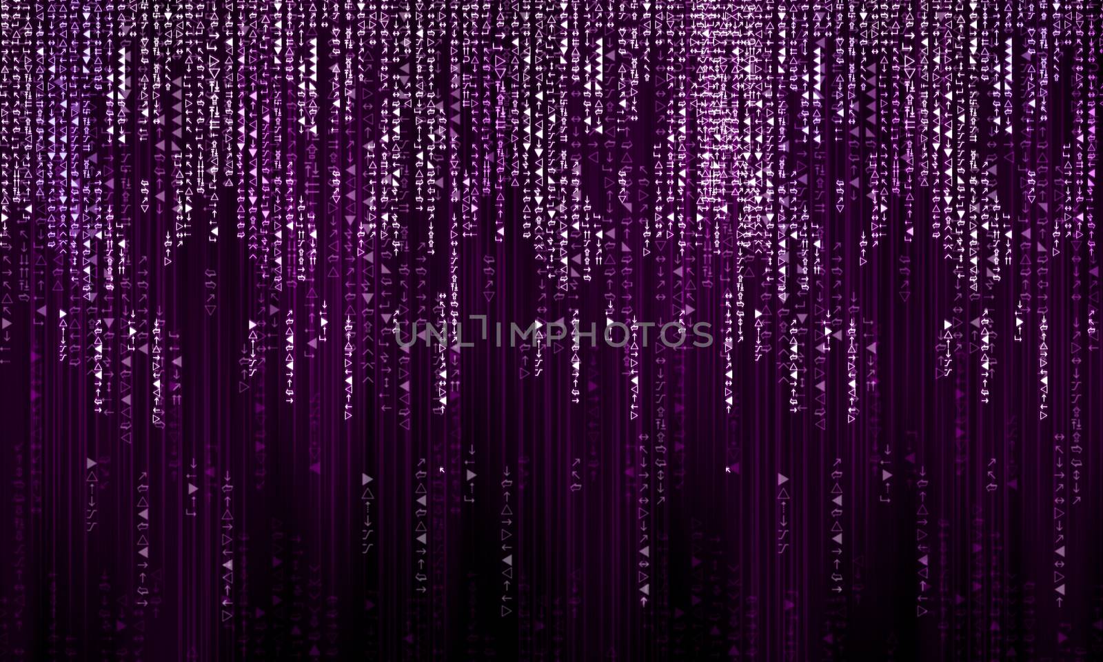 Background image with characters representing security concept
