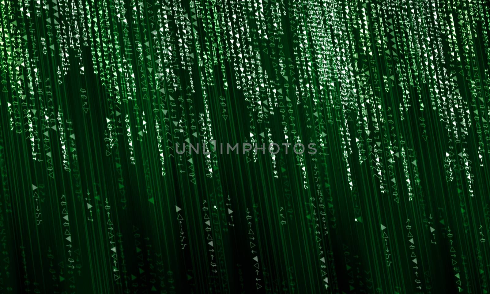 Background image with characters representing security concept