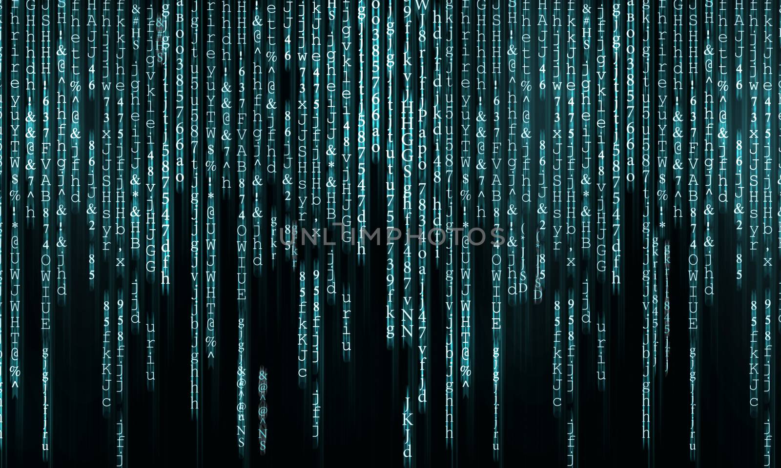 Background image with characters representing security concept