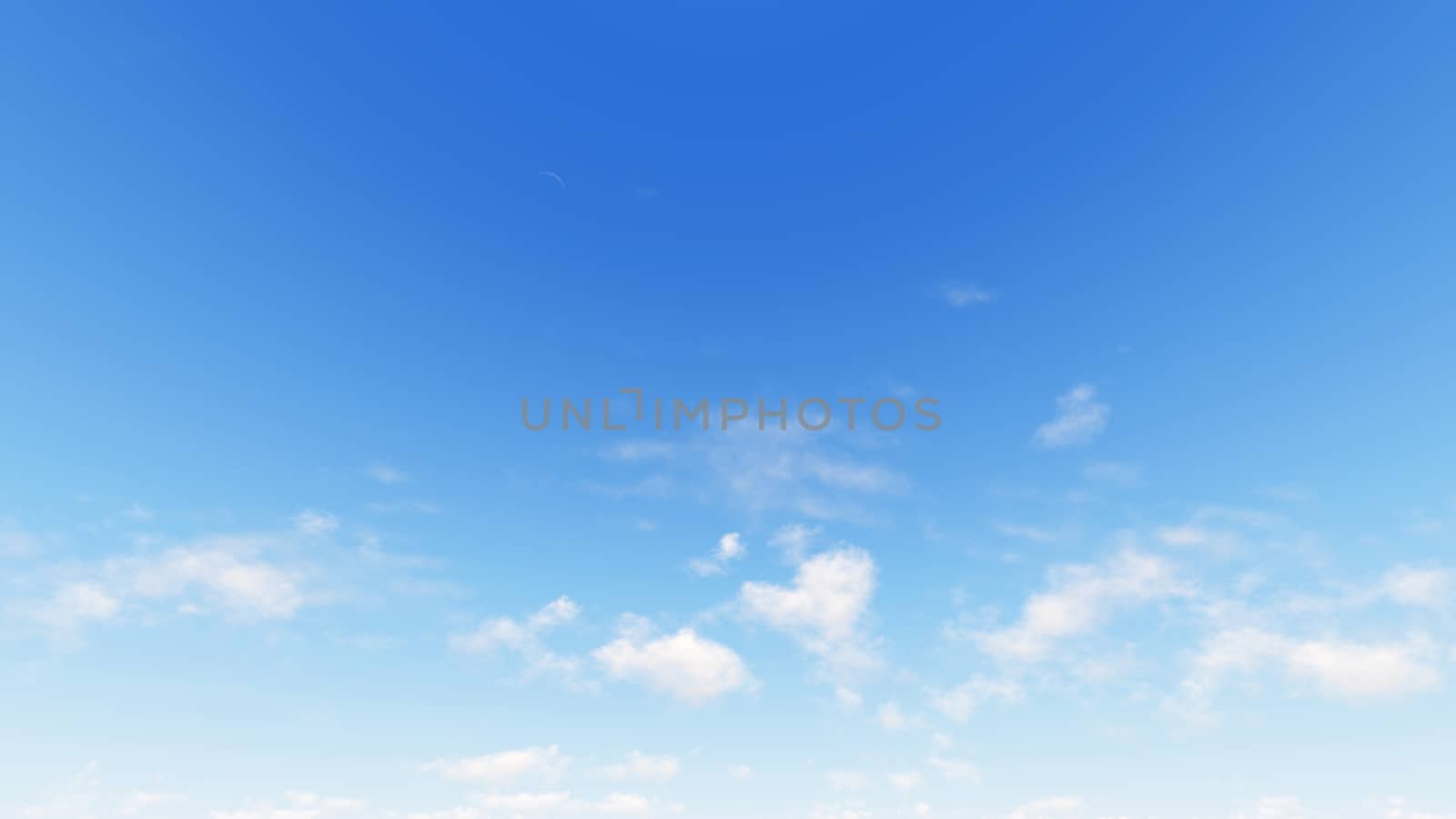 Cloudy blue sky abstract background, blue sky background with tiny clouds, 3d illustration