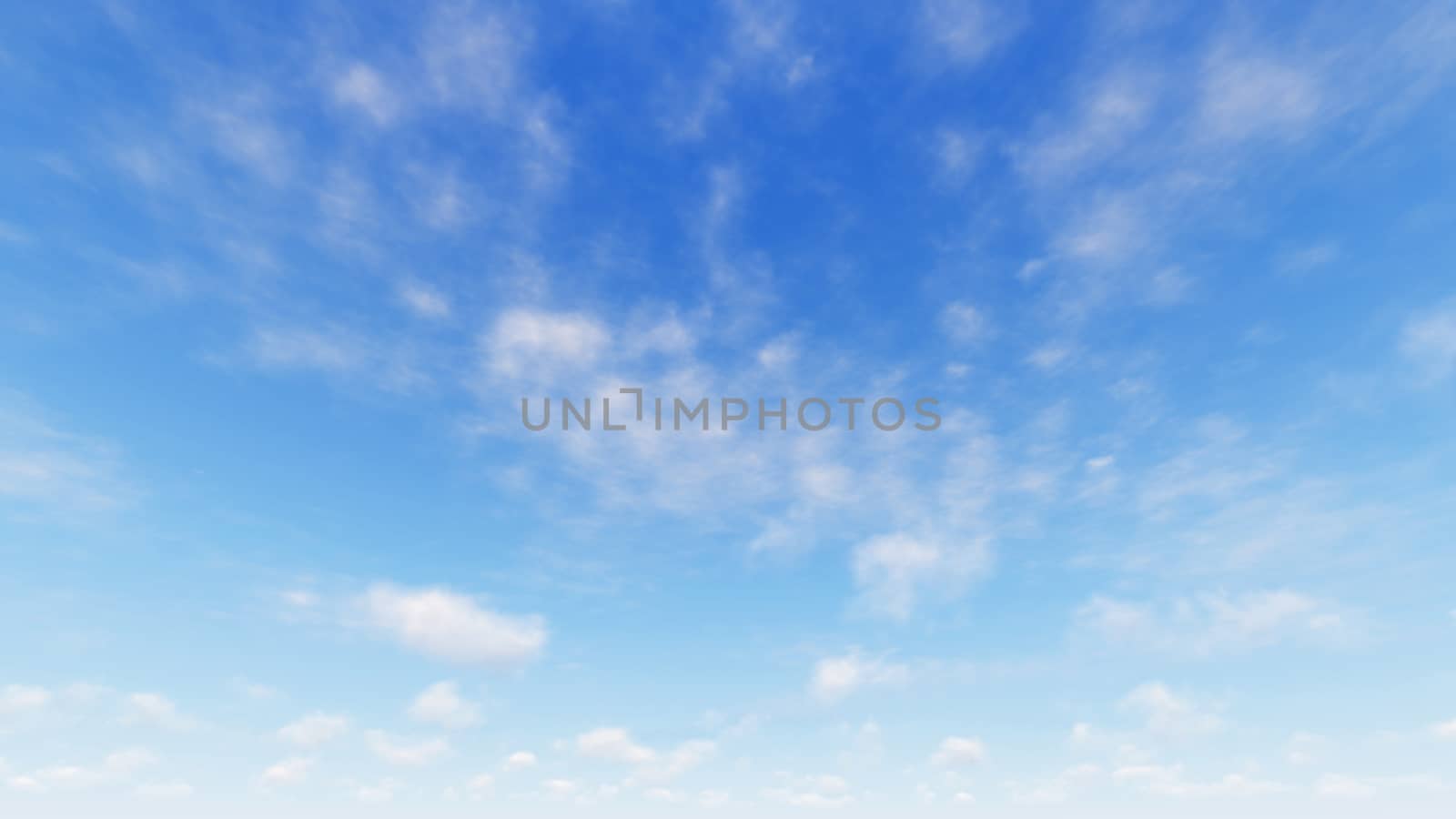 Cloudy blue sky abstract background, 3d illustration by teerawit