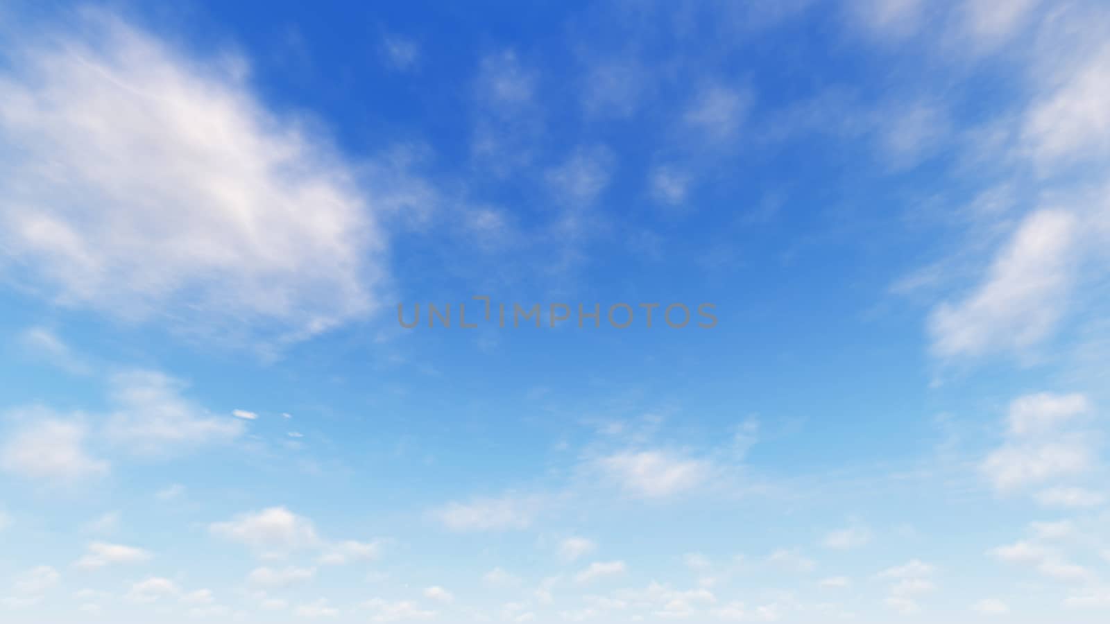 Cloudy blue sky abstract background, blue sky background with tiny clouds, 3d illustration