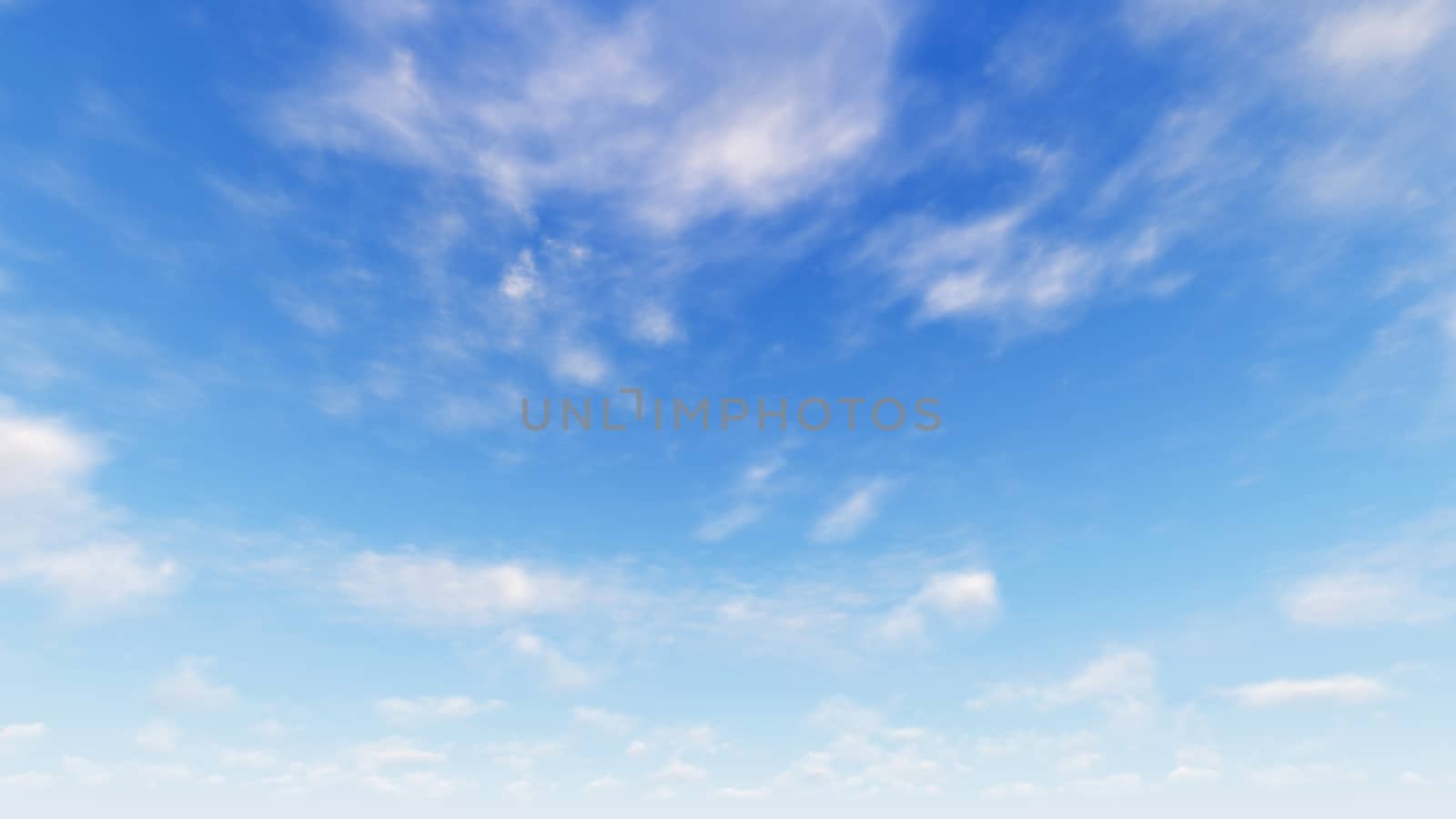 Cloudy blue sky abstract background, 3d illustration by teerawit