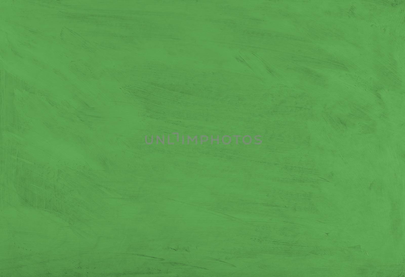 Green painted textured abstract background with brush strokes in gray and black shades