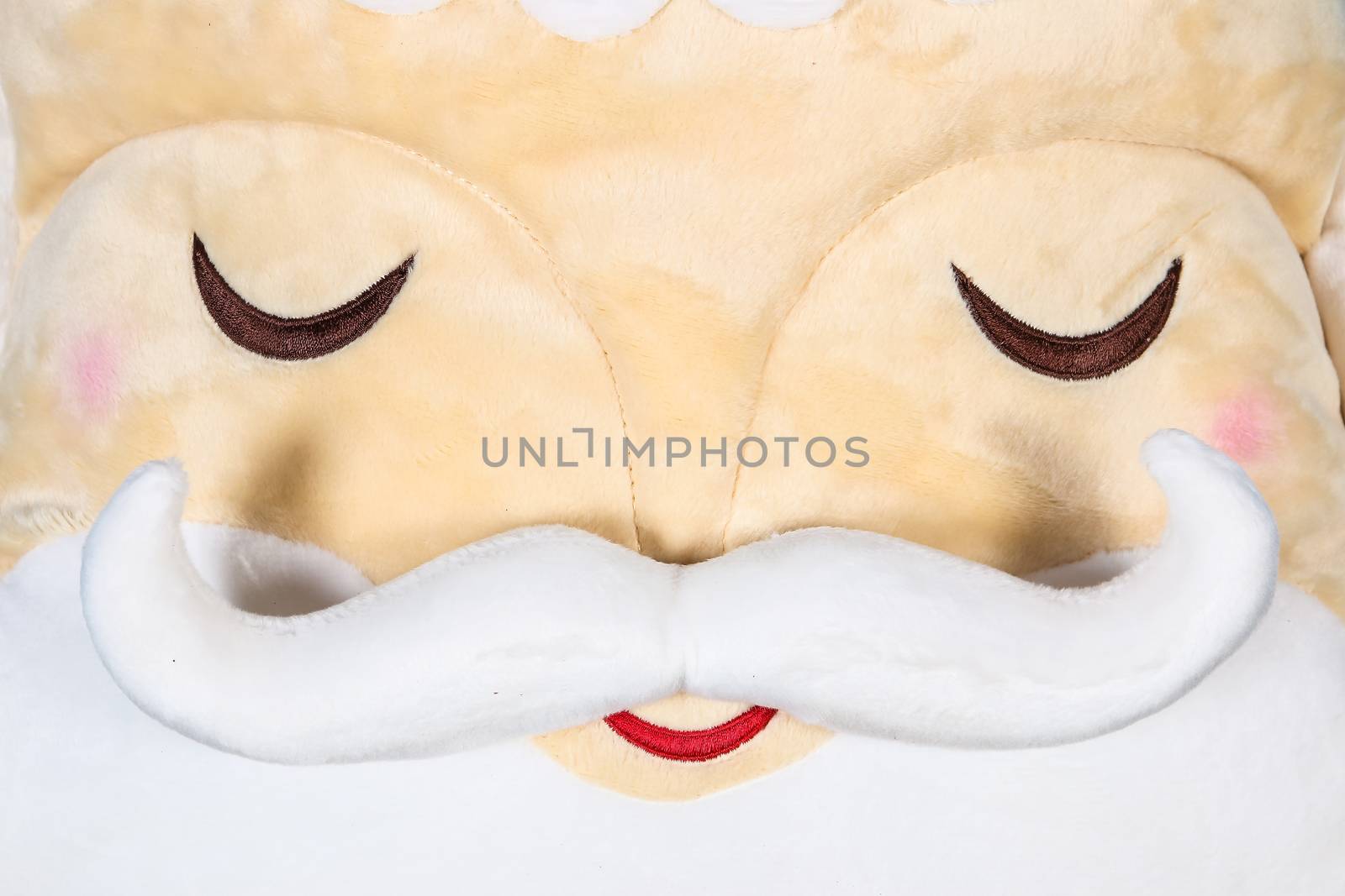 Close up image of Santa Clause face with beard by simpleBE