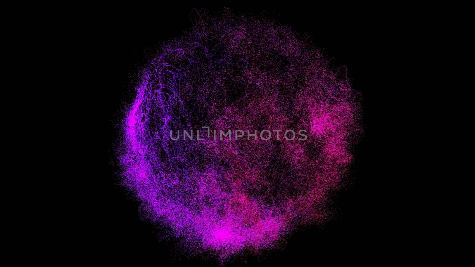 Abstract background with trail sphere by nolimit046