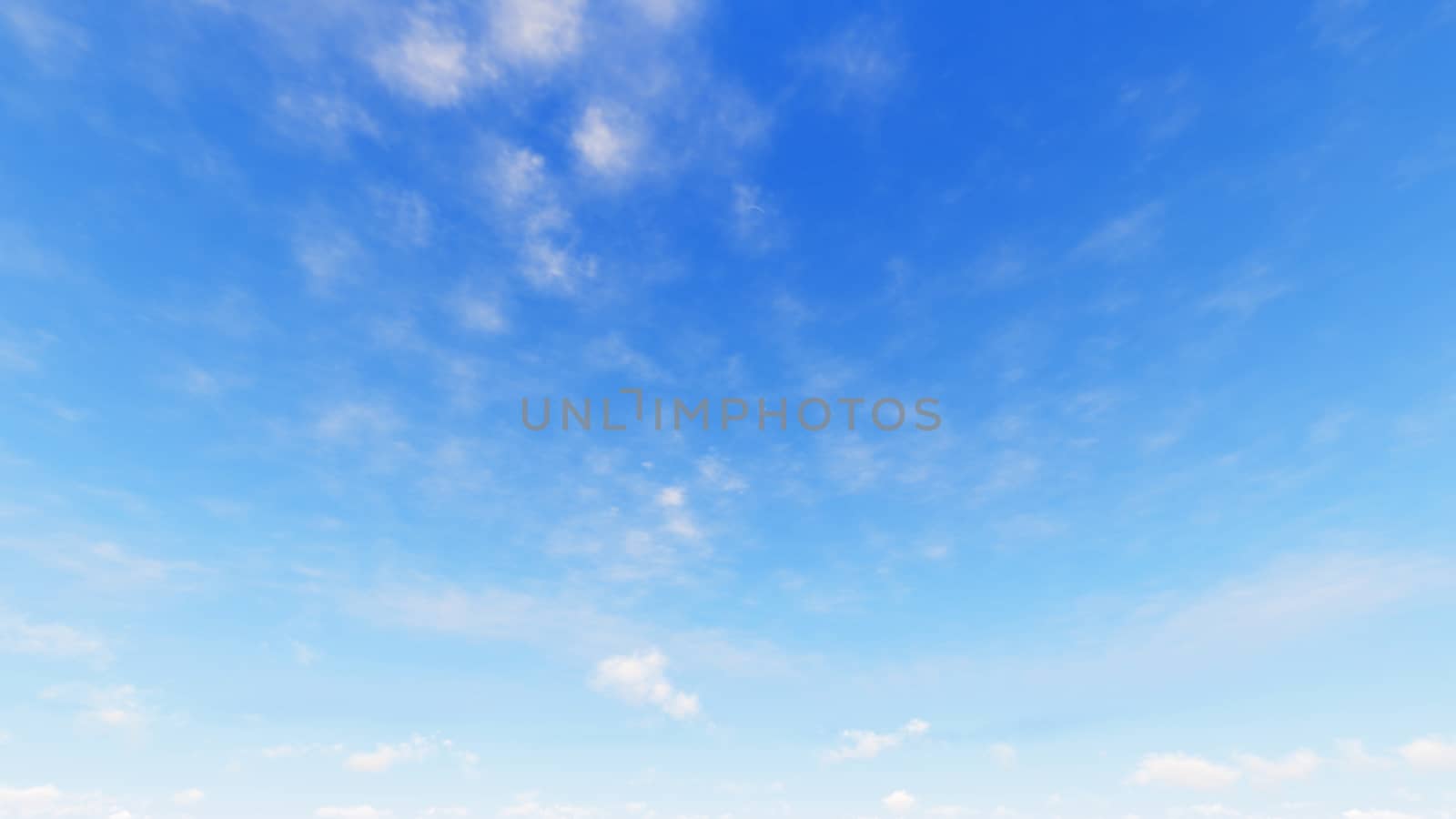 Cloudy blue sky abstract background, blue sky background with tiny clouds, 3d illustration