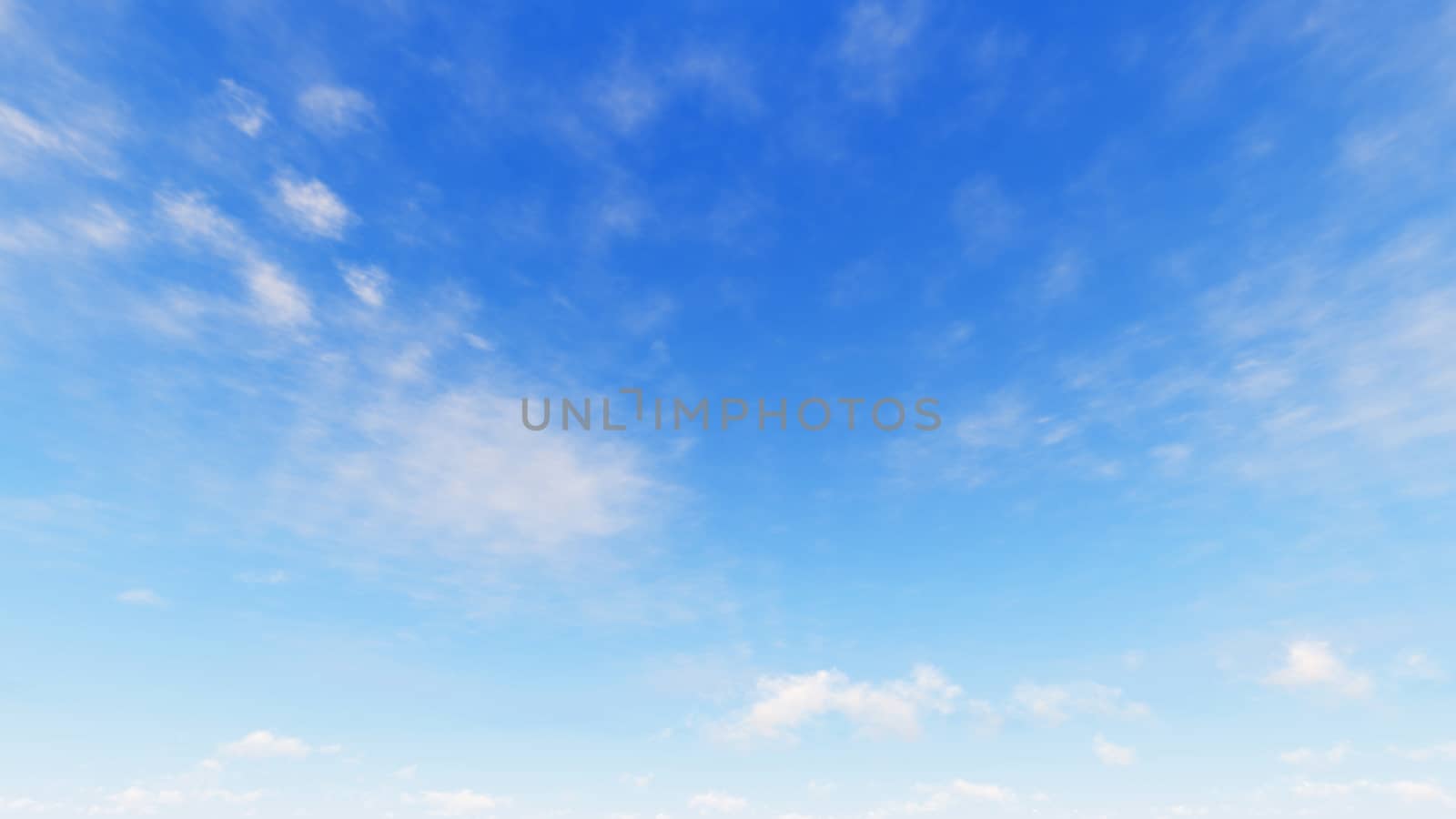 Cloudy blue sky abstract background, blue sky background with tiny clouds, 3d illustration