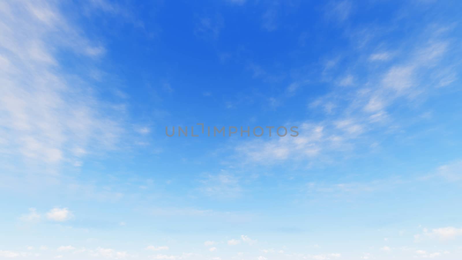 Cloudy blue sky abstract background, blue sky background with tiny clouds, 3d illustration