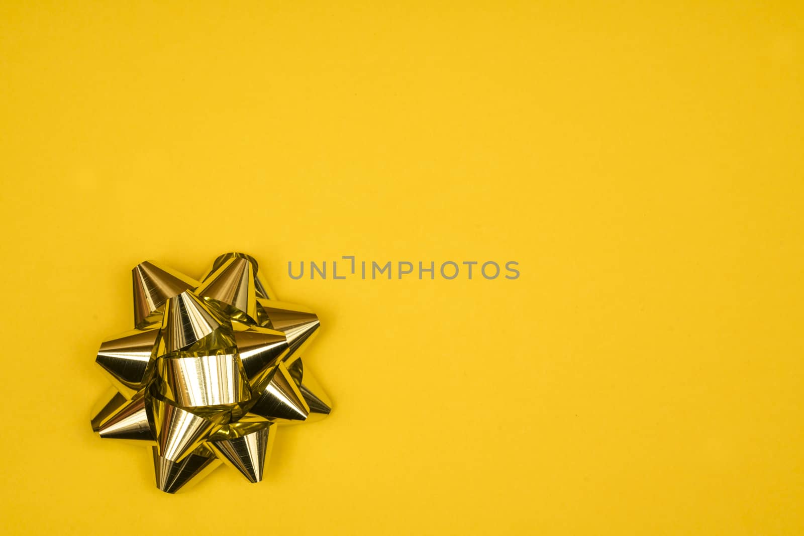decorative bow  on a colored background