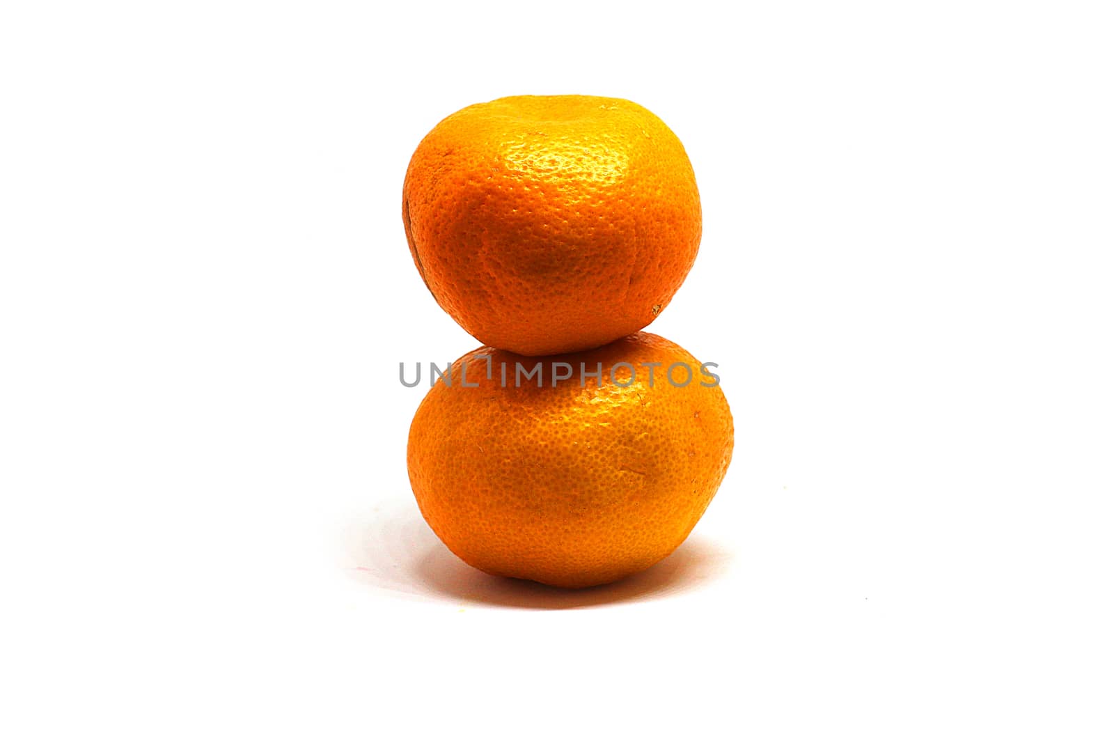 Mandarin isolated on white background by nolimit046