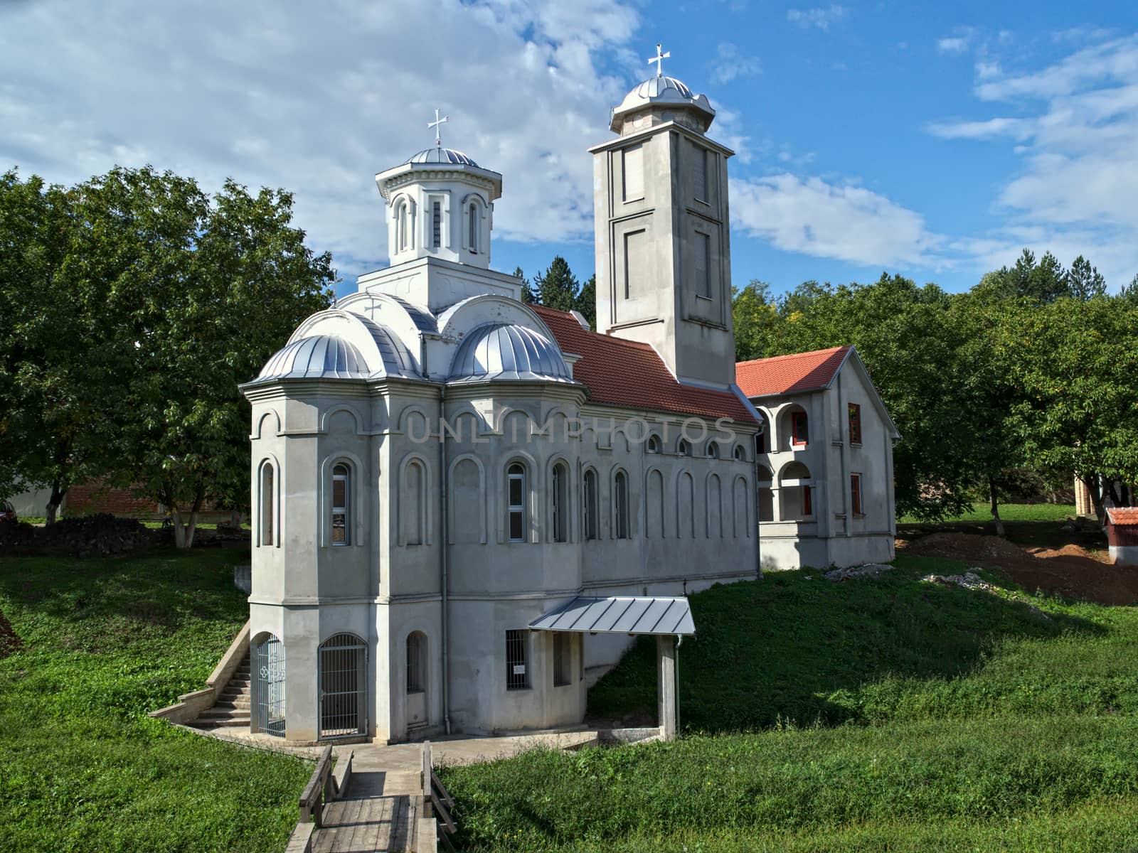 New church in monastery Privina Glava, Šid, Serbia by sheriffkule