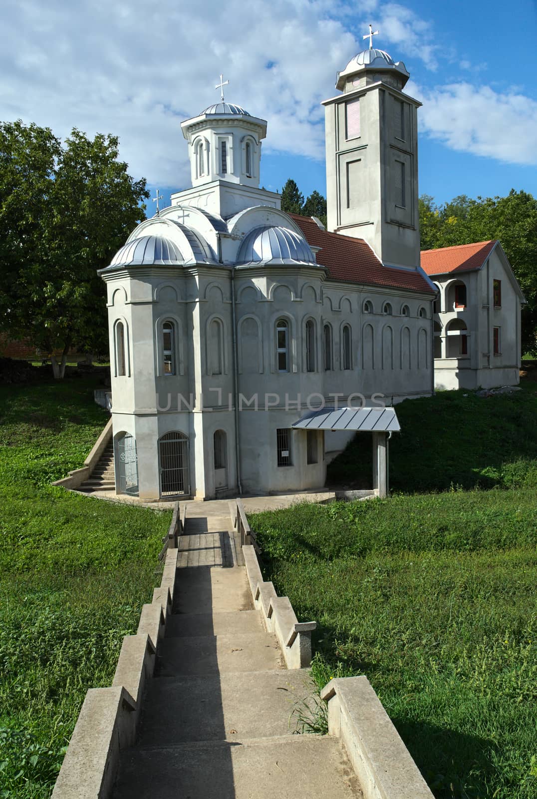 New church in monastery Privina Glava, Šid, Serbia by sheriffkule