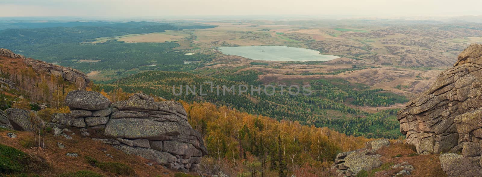 Beauty view in mountains of Altai by rusak