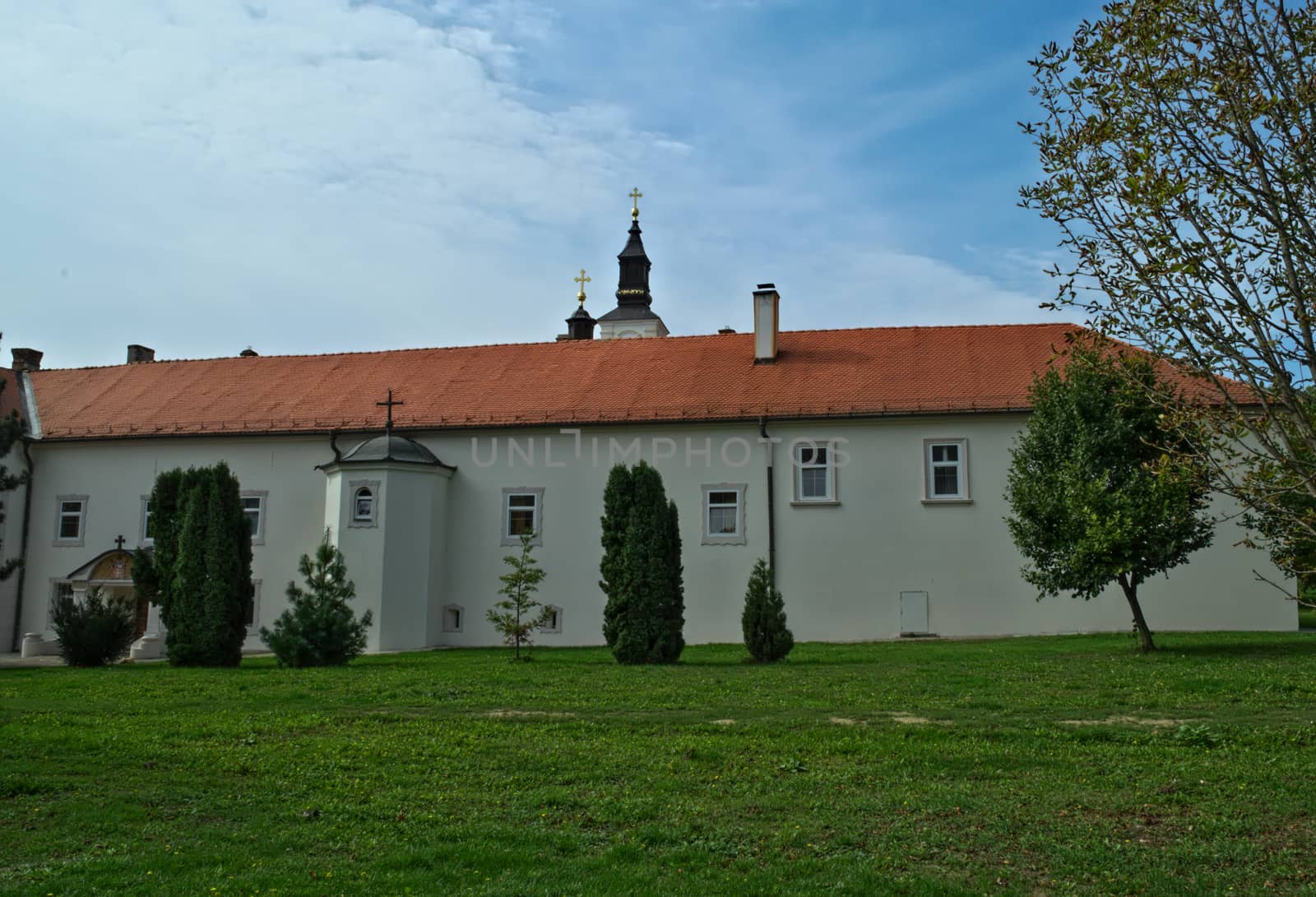 View at monastery complex Krusedold, Serbia by sheriffkule