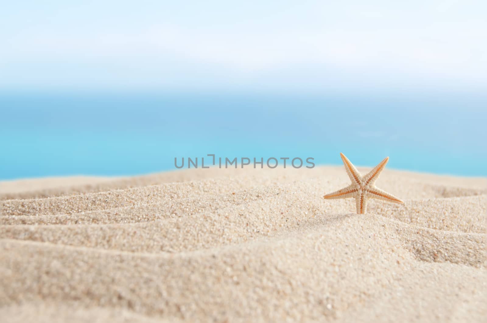 Beach sand and sky background by unikpix