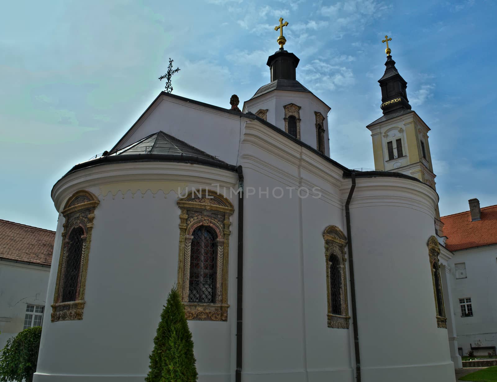 Main church in monastery Krusedol in Serbia