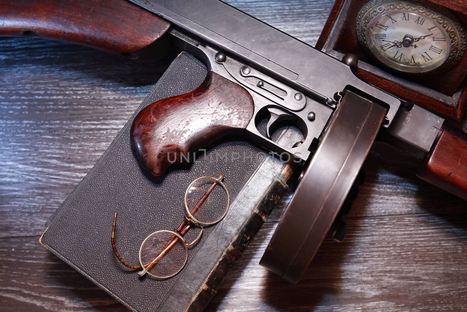 Old USA Submachine Gun by kvkirillov