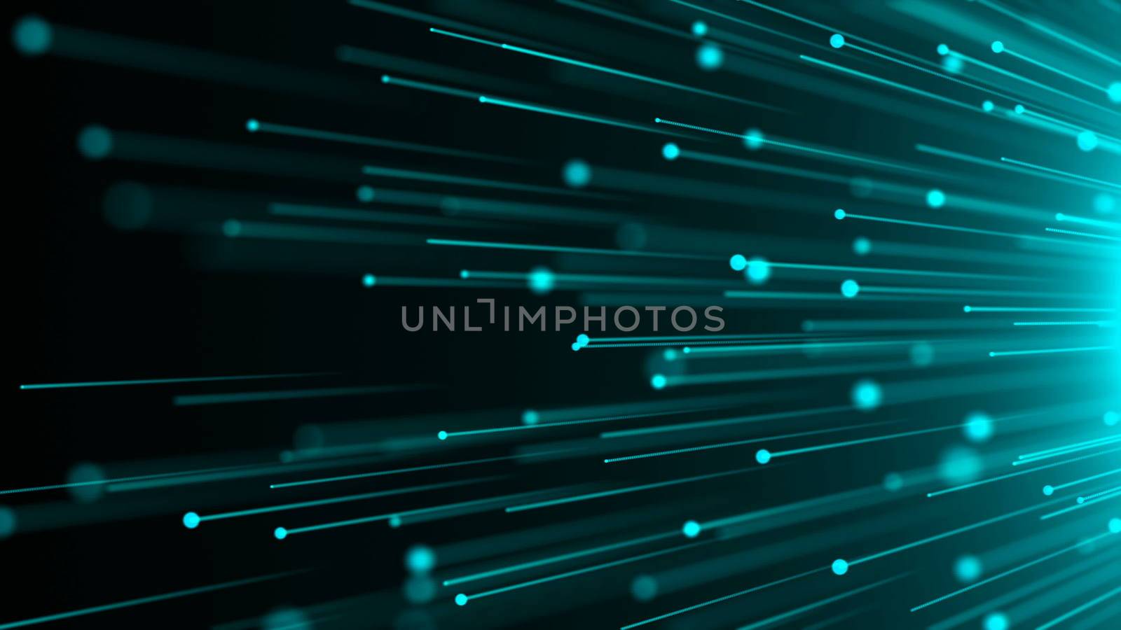 Abstract background with optical Fibers. Seamless loop