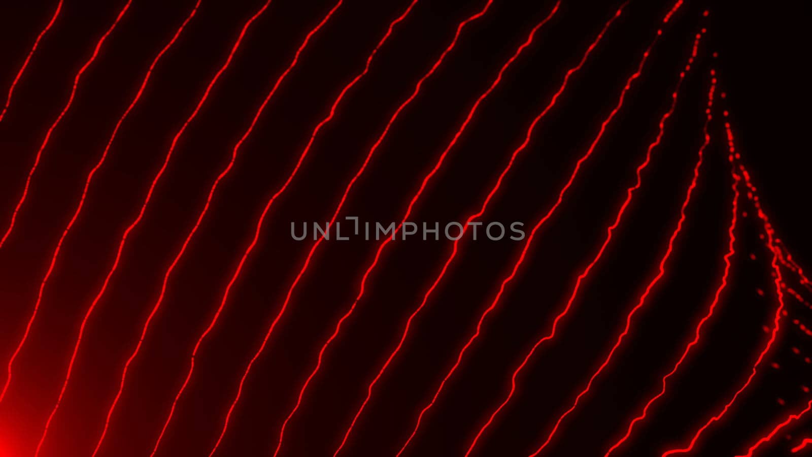 Abstract background with strings. Seamless loop