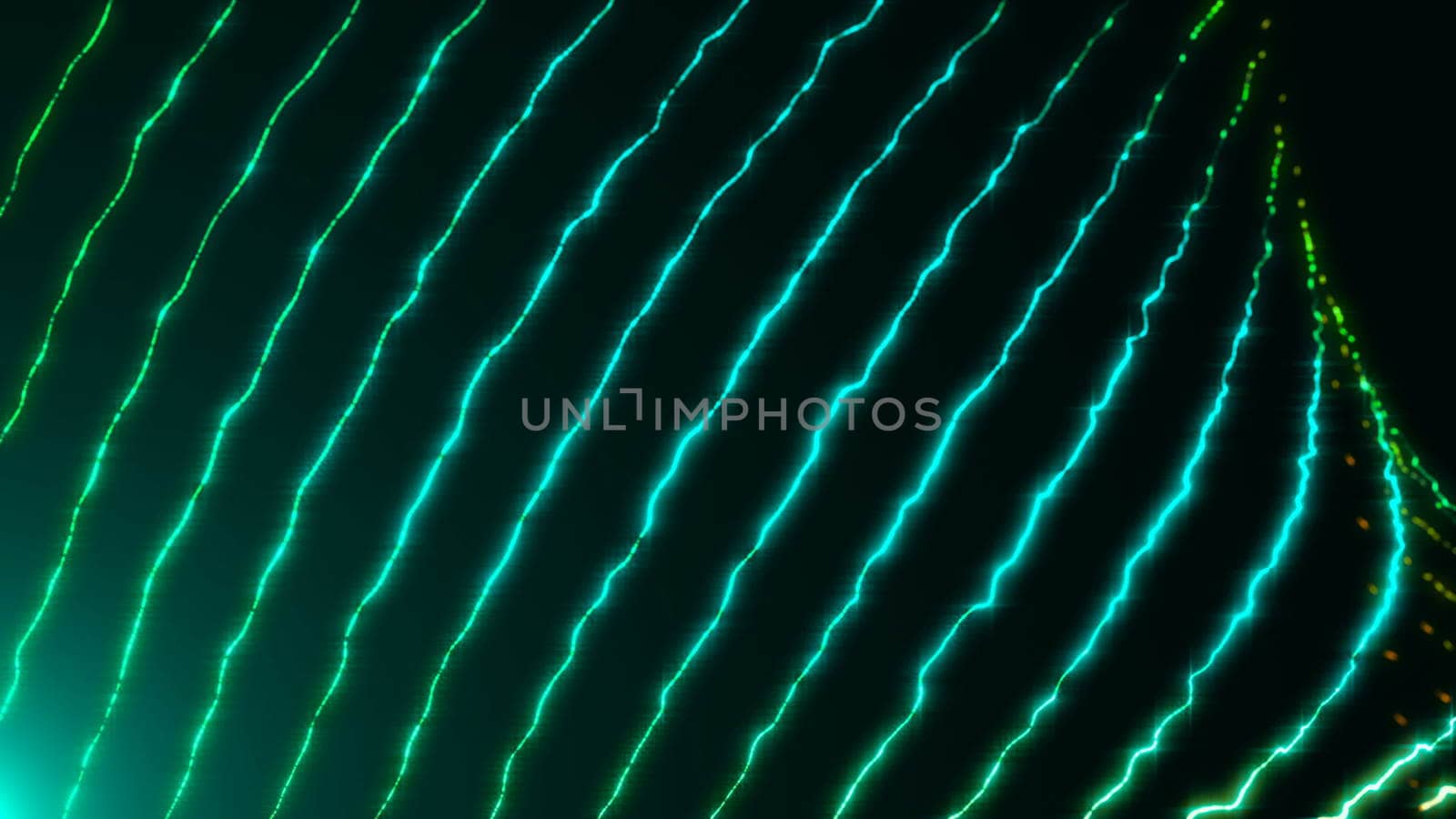 Abstract background with strings. Seamless loop
