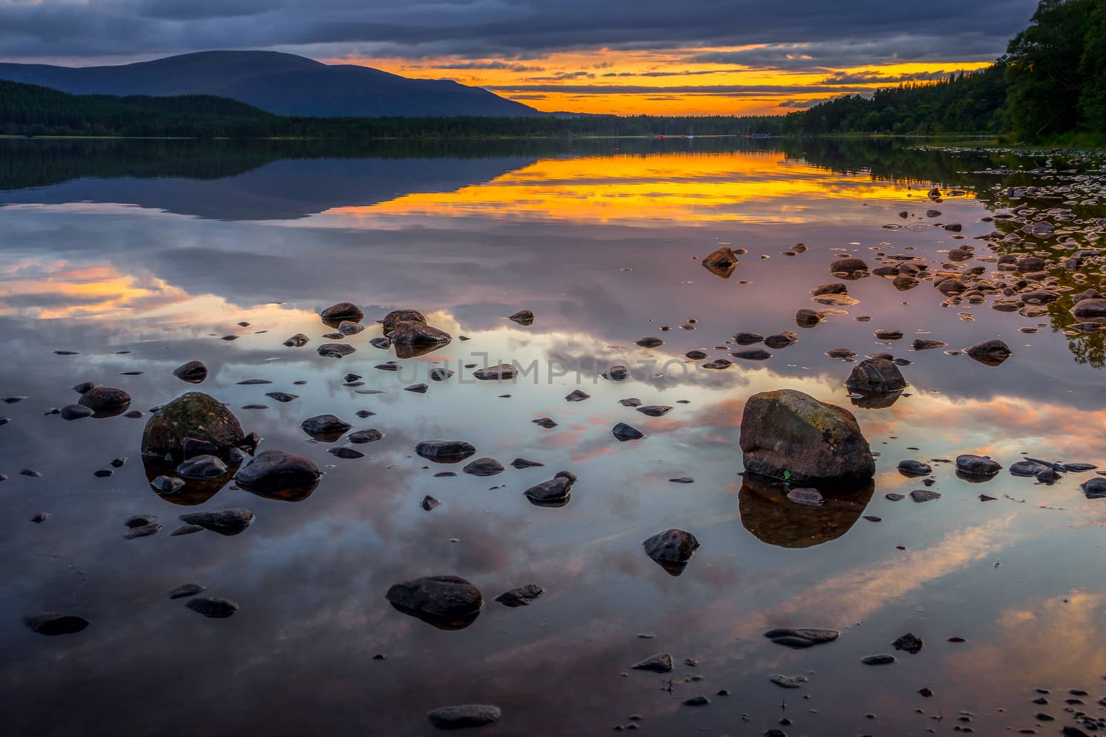 Loch Morlich at sunset by phil_bird