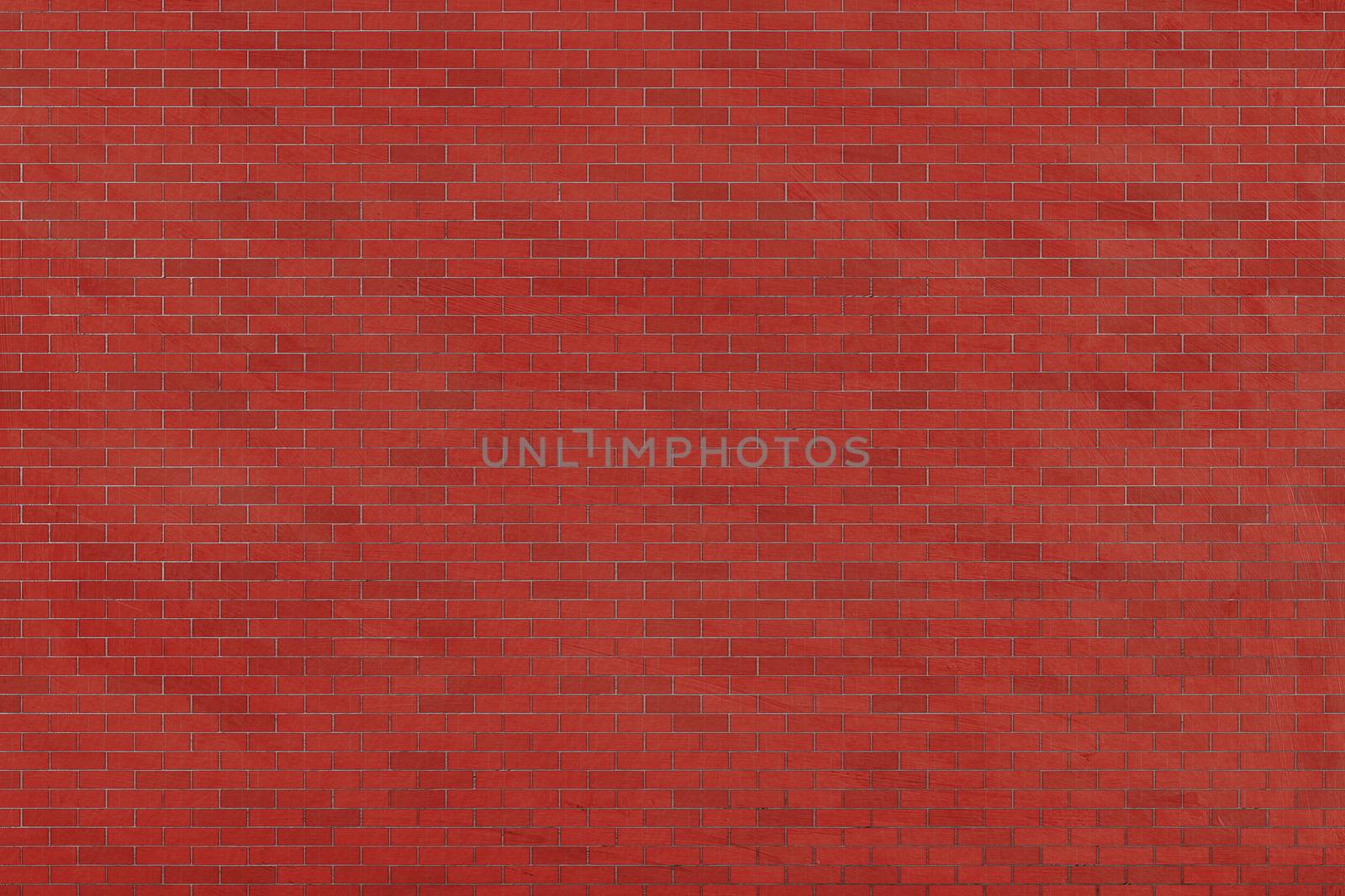 Vintage red brick wall texture. The old red brick wall. by ivo_13