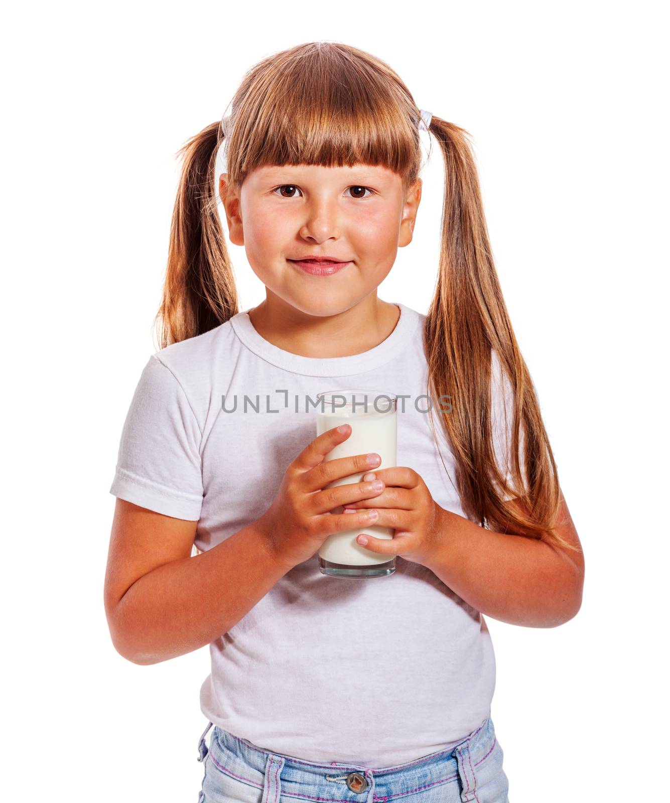 Girl loves milk by olga_sweet