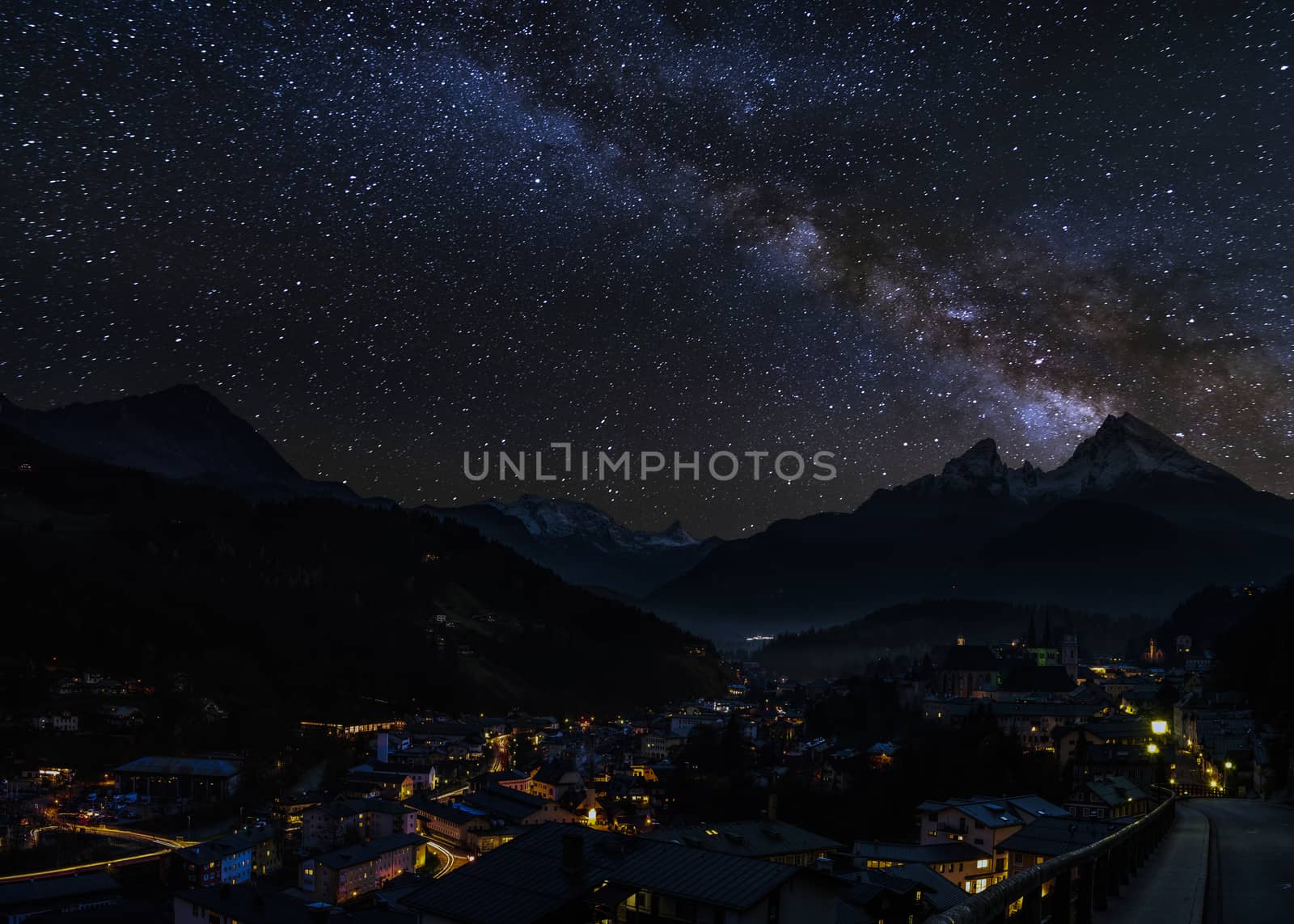 Milky Way over Berchtesgaden by hongee