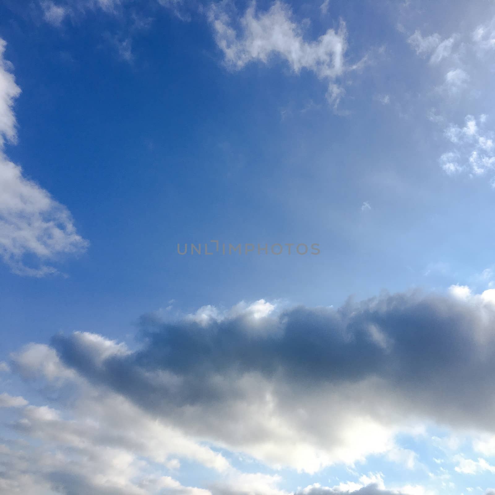 beautiful blue sky with clouds background.Sky with clouds weather nature cloud blue.Blue sky with clouds and sun. by titco